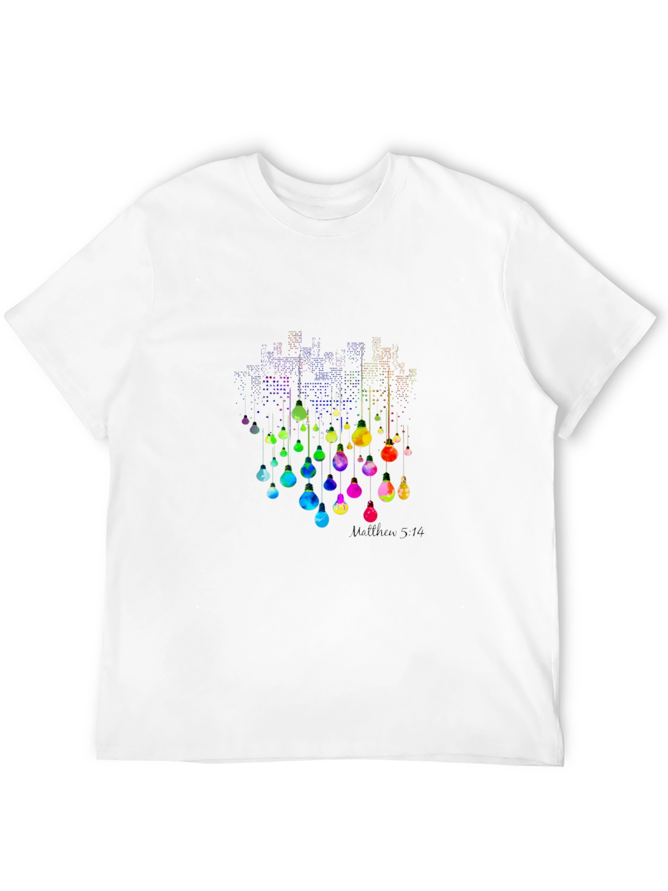City Lights Graphic Tee - Mens Black T-Shirt