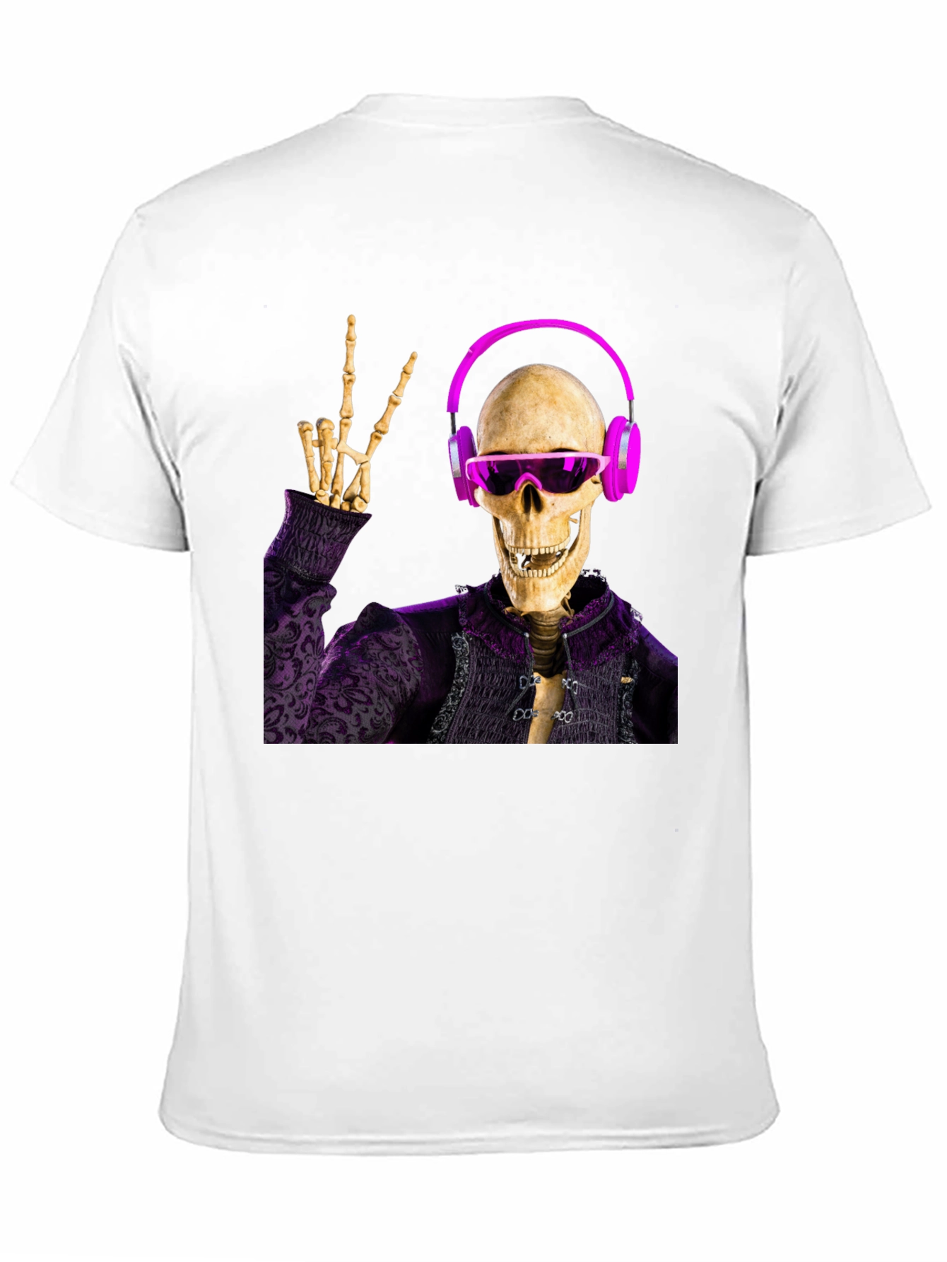 Skeleton DJ Graphic Tee