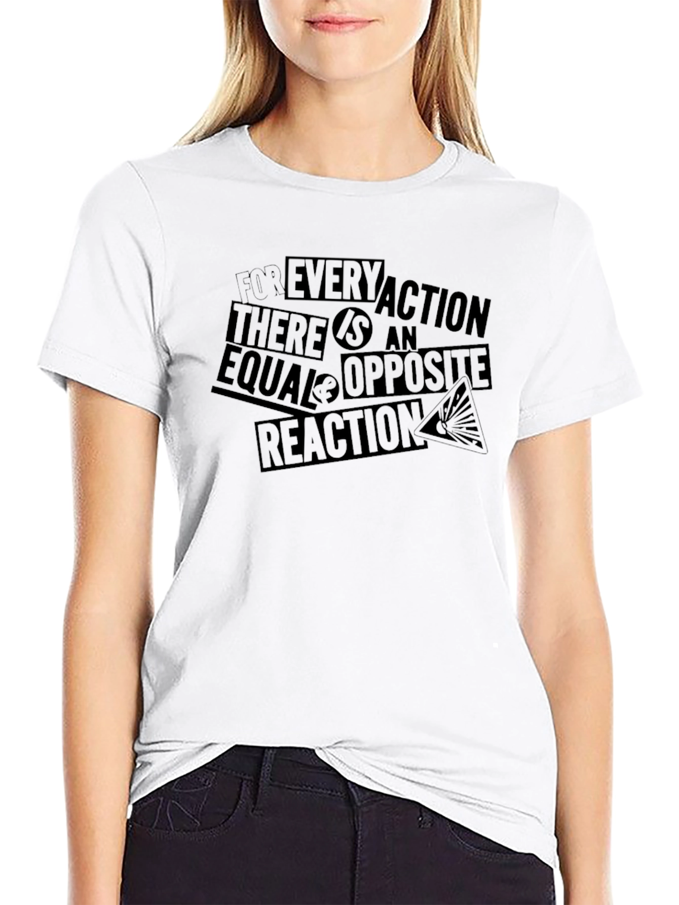 Newtons Law Graphic T-Shirt - Black