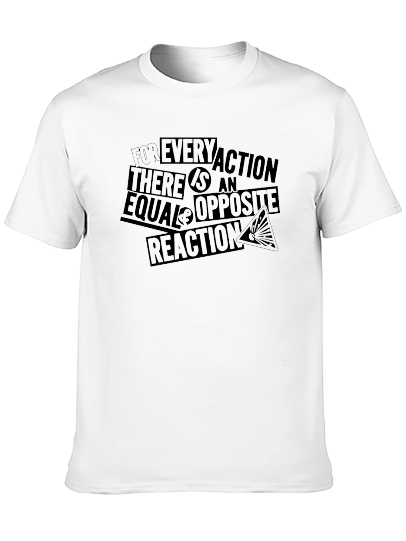 Newtons Law Graphic T-Shirt - Black