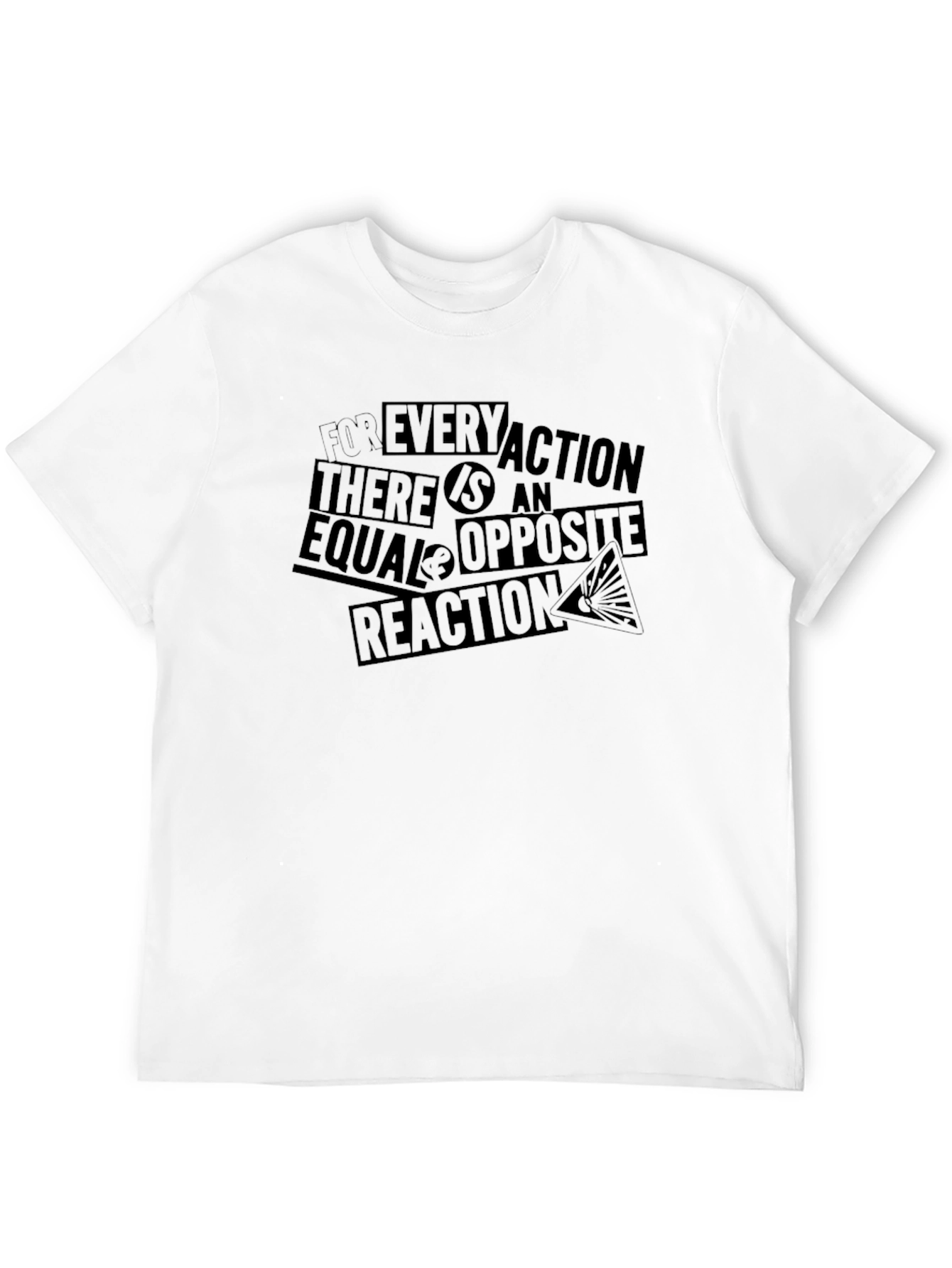 Newtons Law Graphic T-Shirt - Black