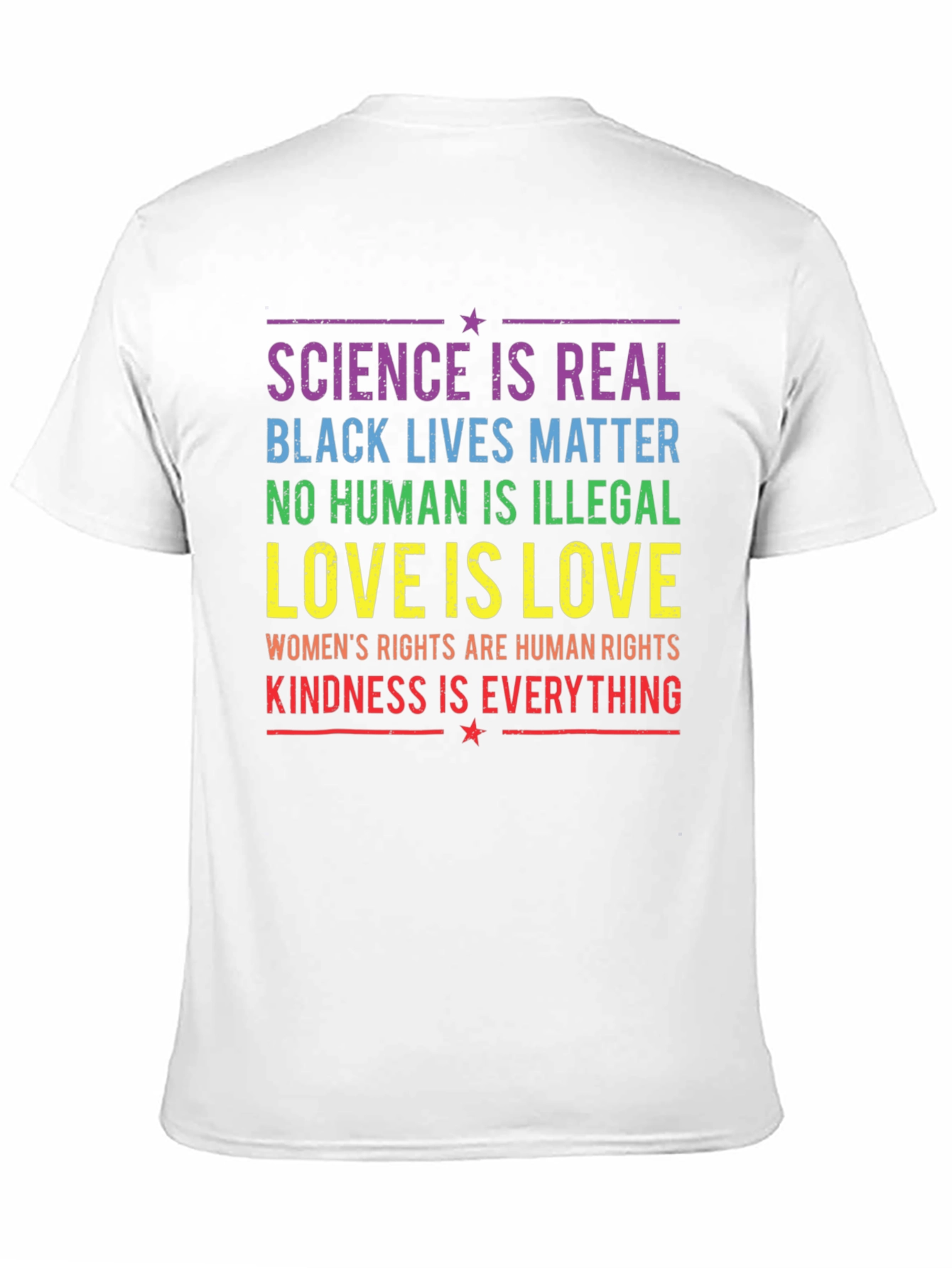 Equality & Kindness T-Shirt: Science Love Rights