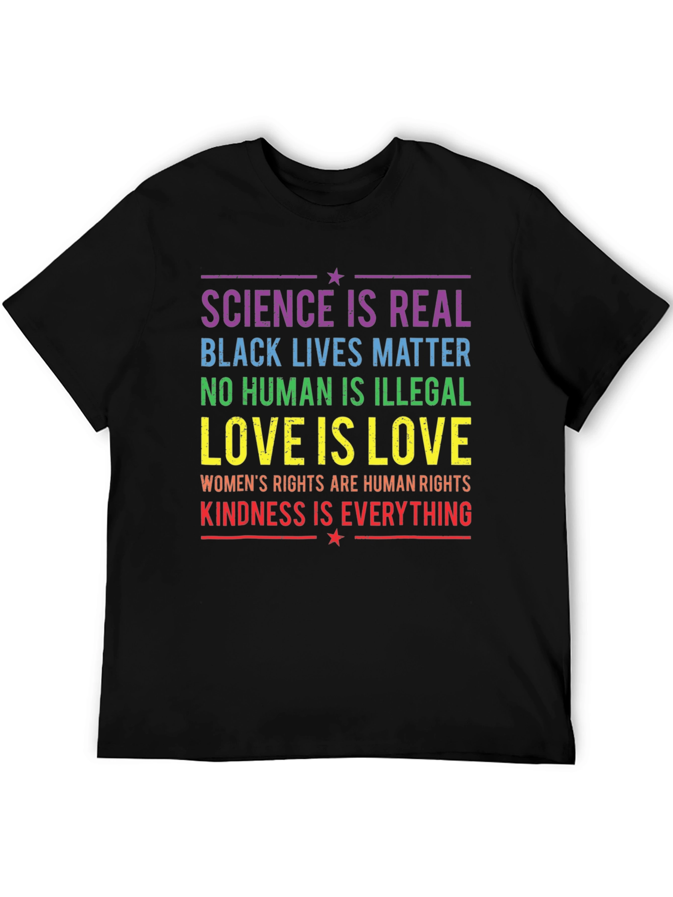 Equality & Kindness T-Shirt: Science Love Rights