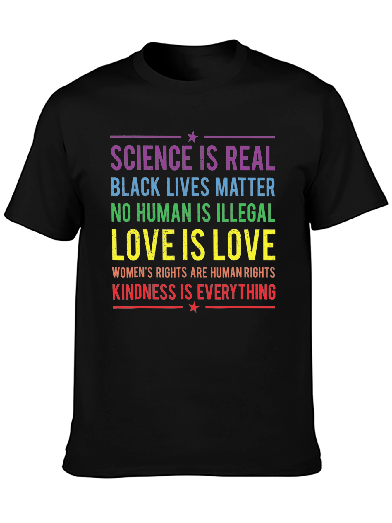 Equality & Kindness T-Shirt: Science Love Rights