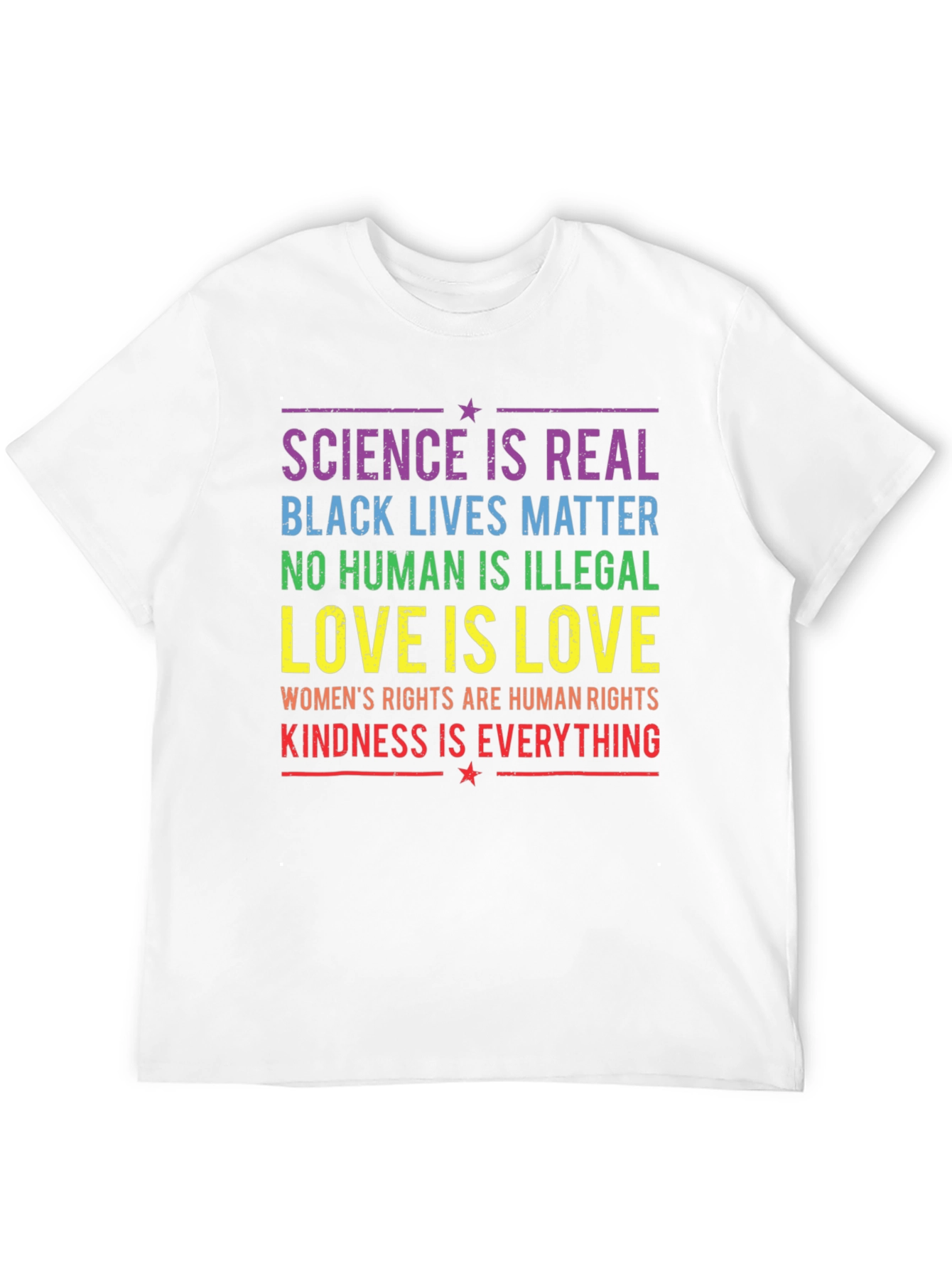 Equality & Kindness T-Shirt: Science Love Rights