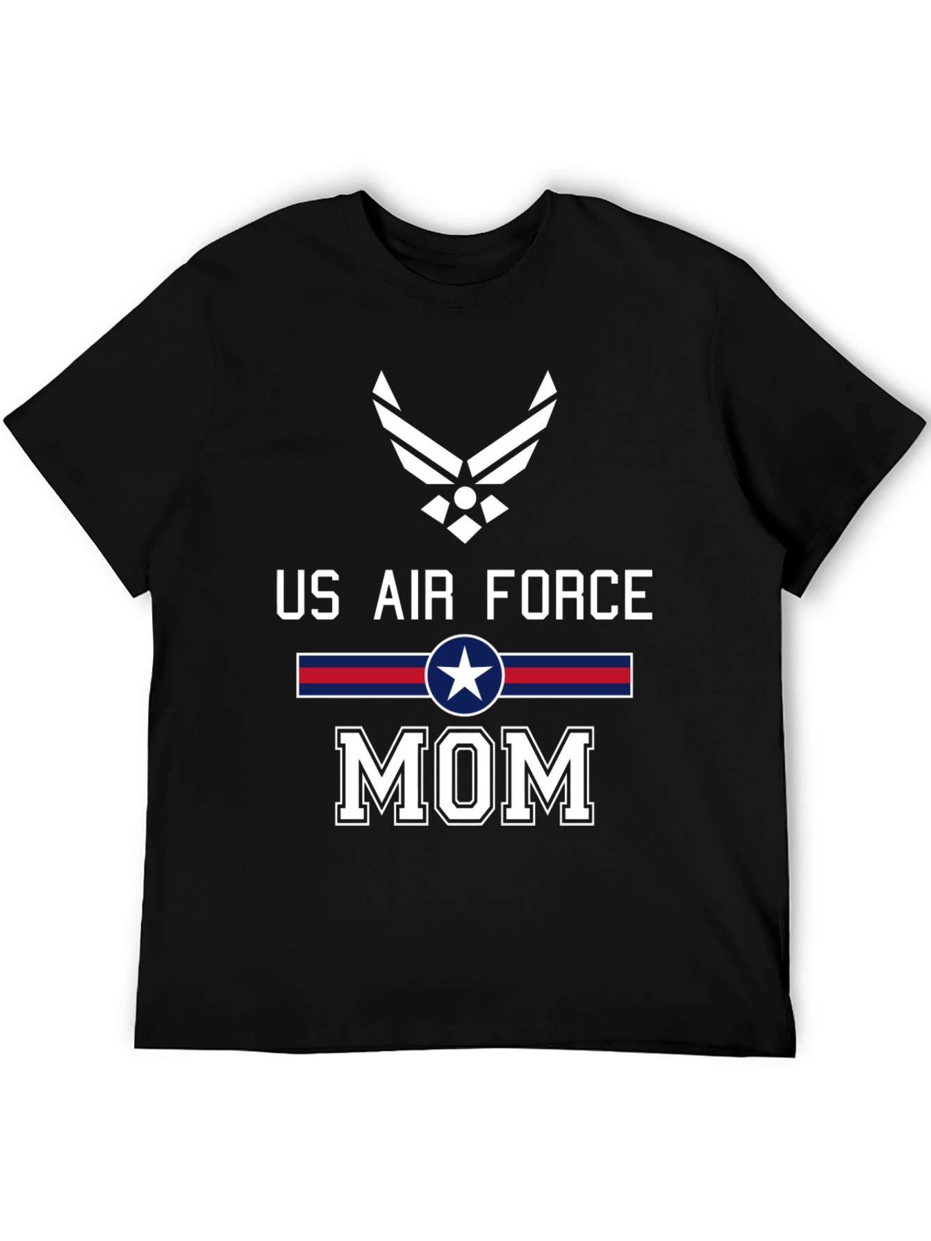 US Air Force Mom Graphic T-Shirt