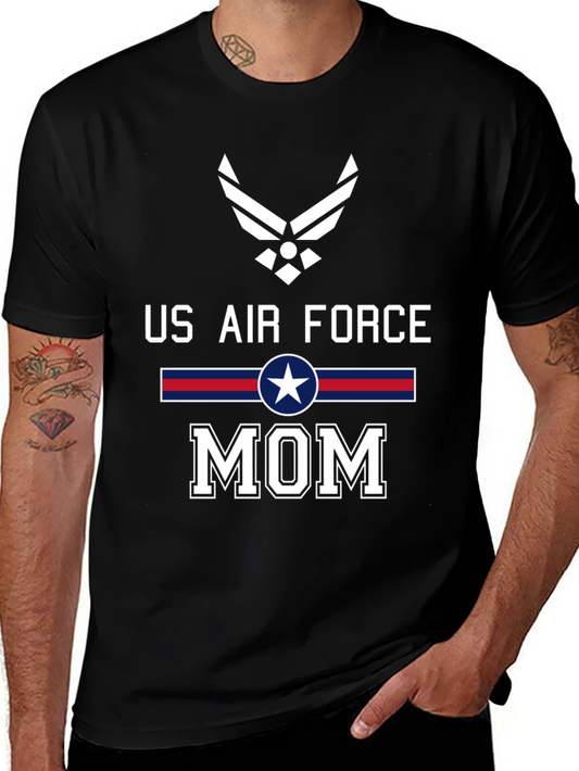 US Air Force Mom Graphic T-Shirt