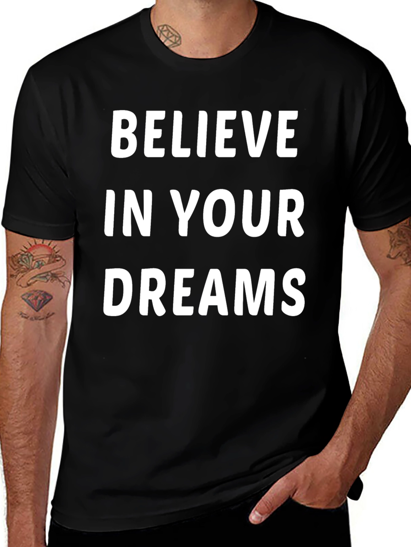 Believe in Your Dreams Graphic Tee - Motivational Shirt