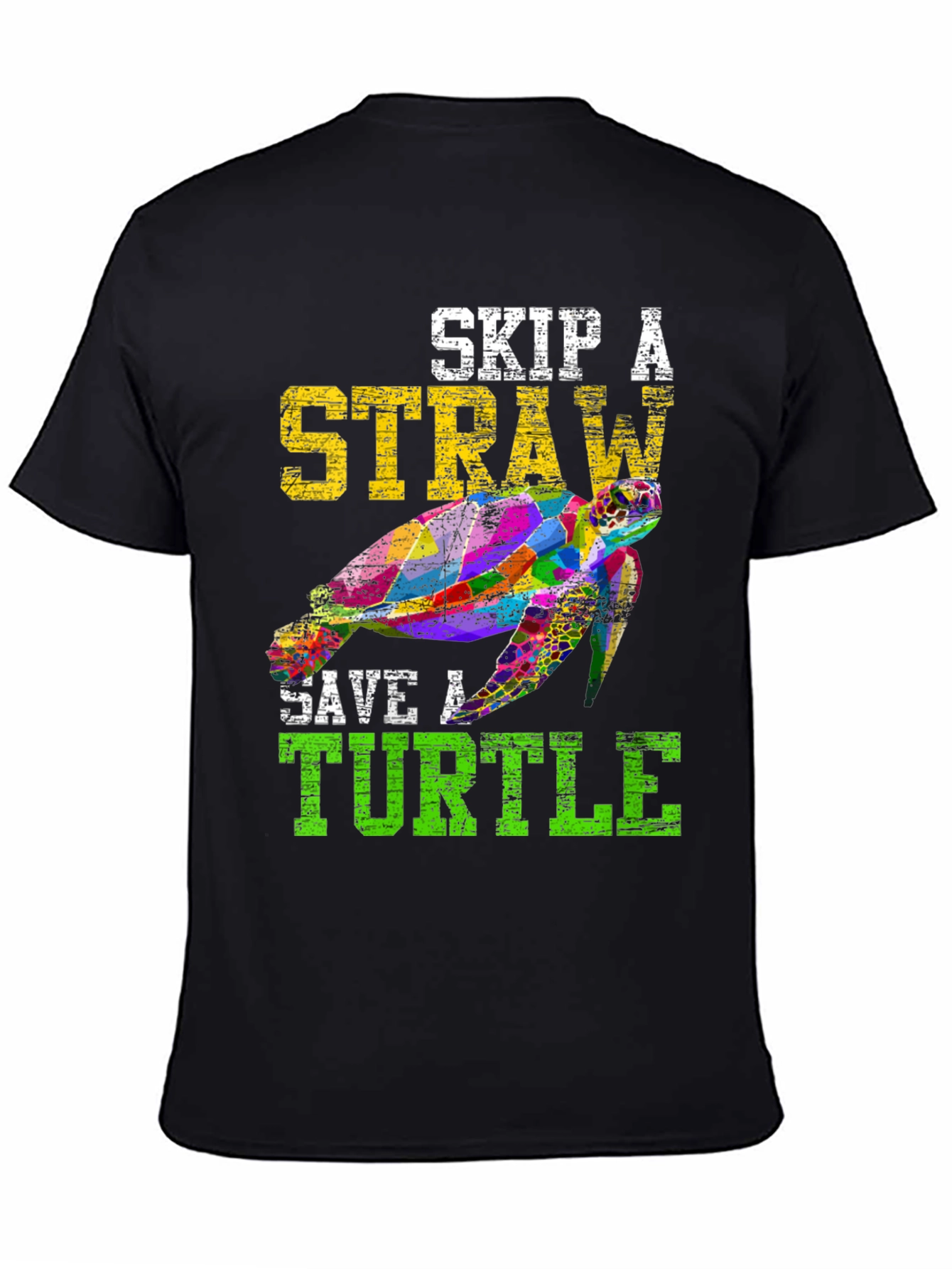Skip a Straw Save a Turtle Graphic Tee