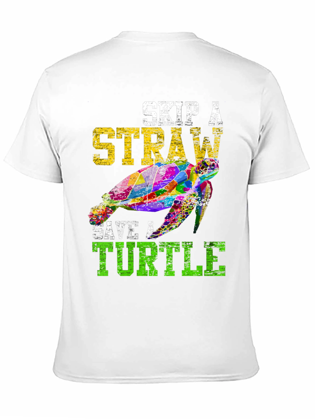 Skip a Straw Save a Turtle Graphic Tee