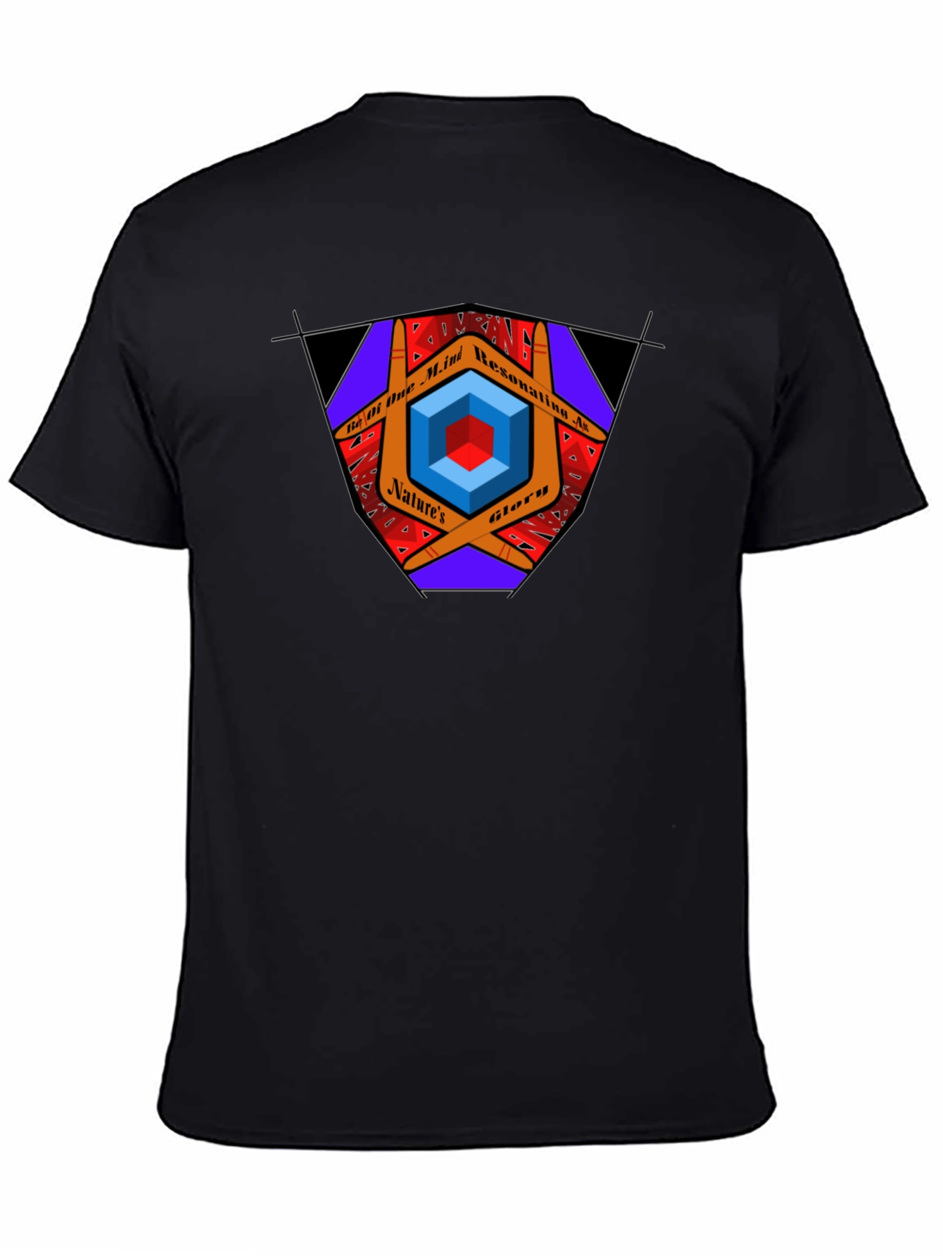 Geometric Mind Resonance Tee