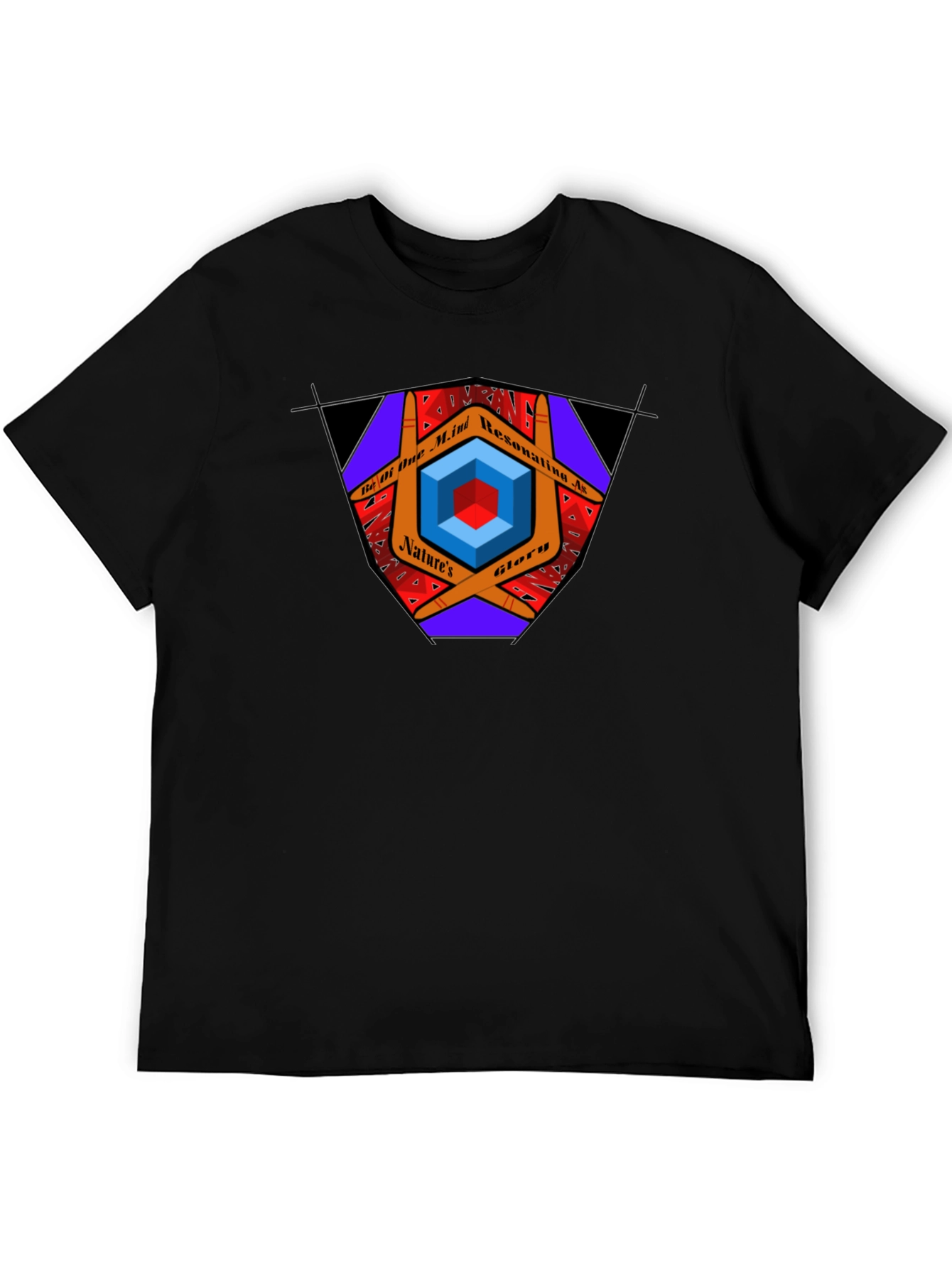 Geometric Mind Resonance Tee