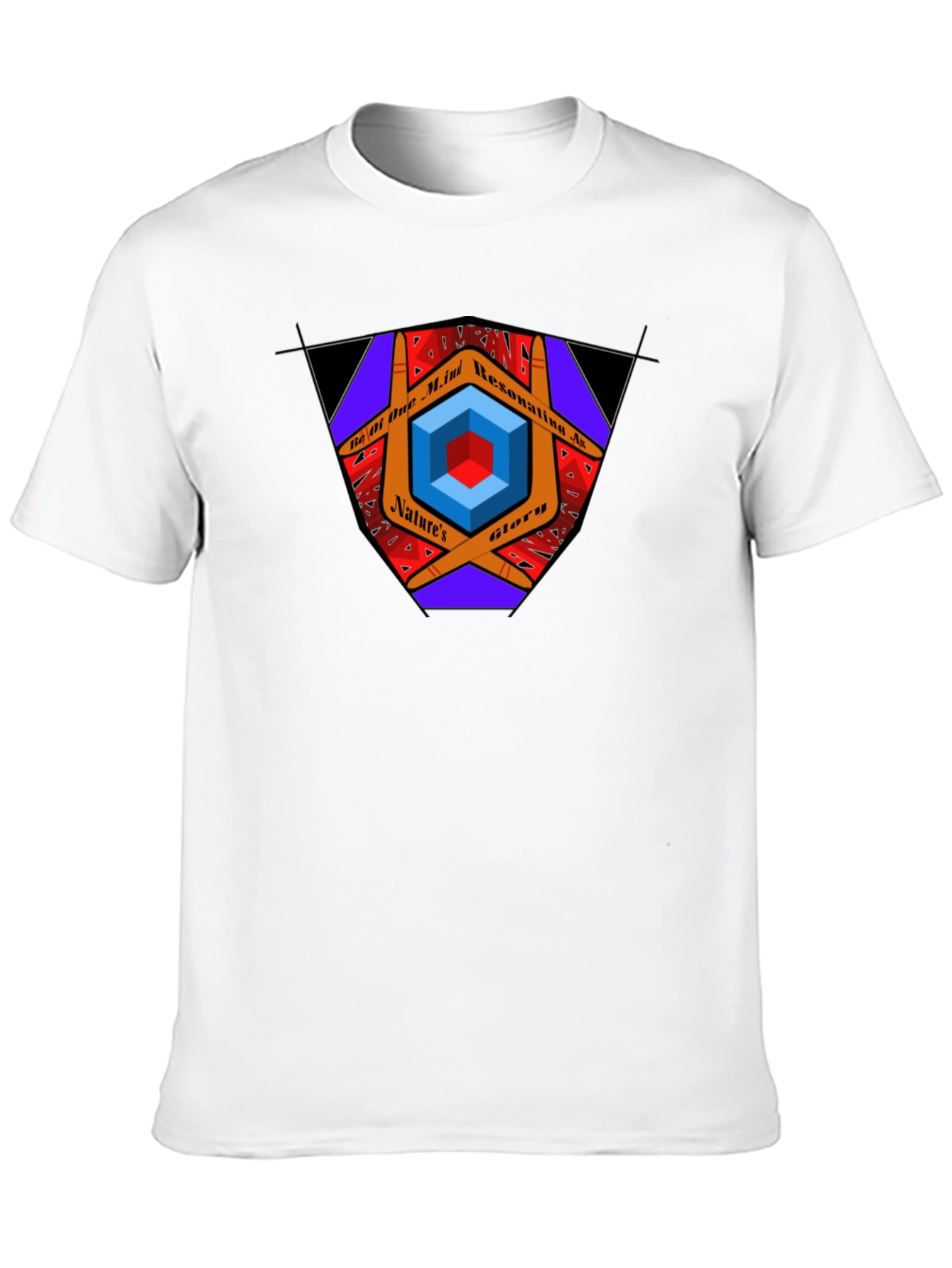Geometric Mind Resonance Tee