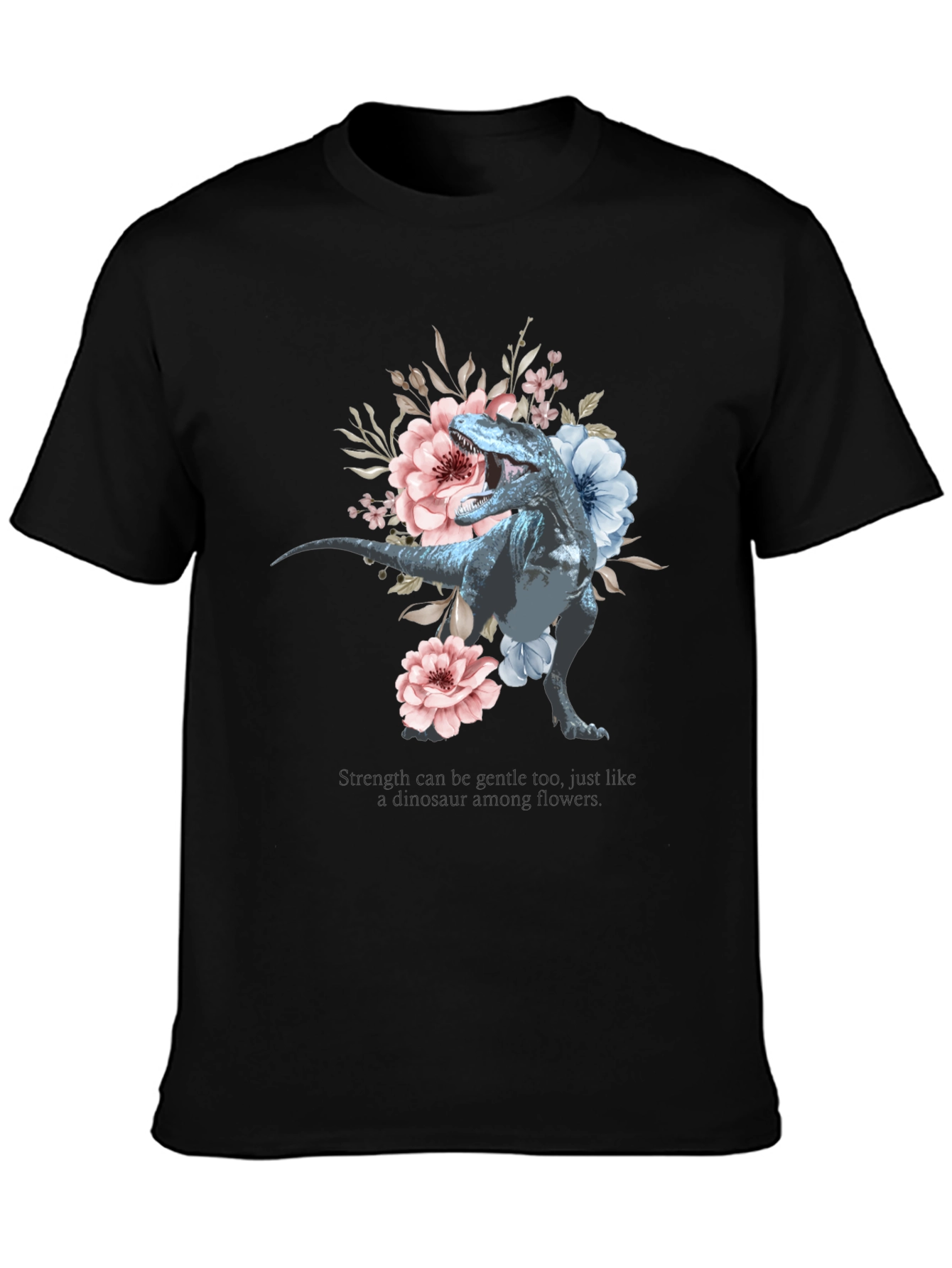 Dino & Floral Graphic Tee
