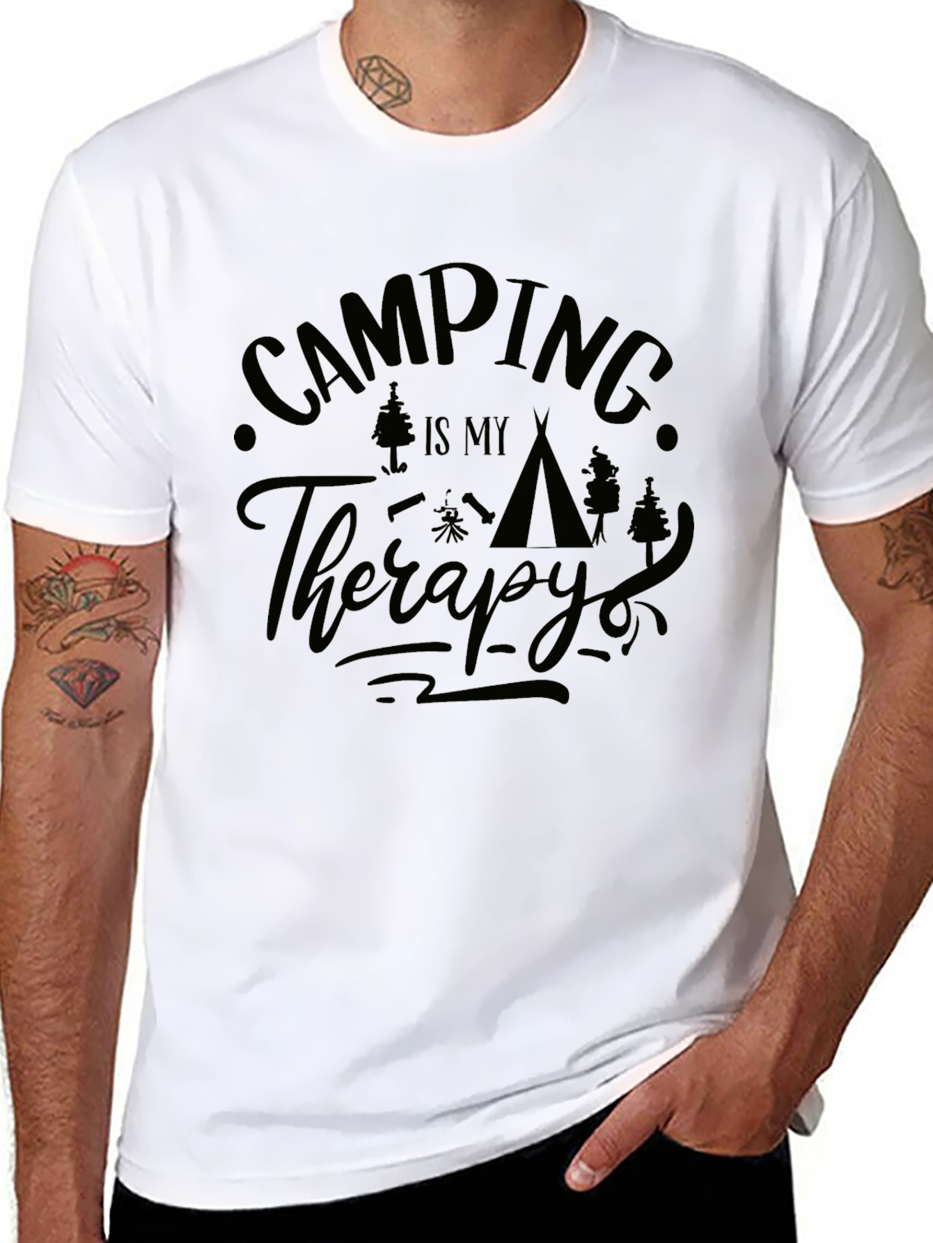 Camping is My Therapy T-Shirt