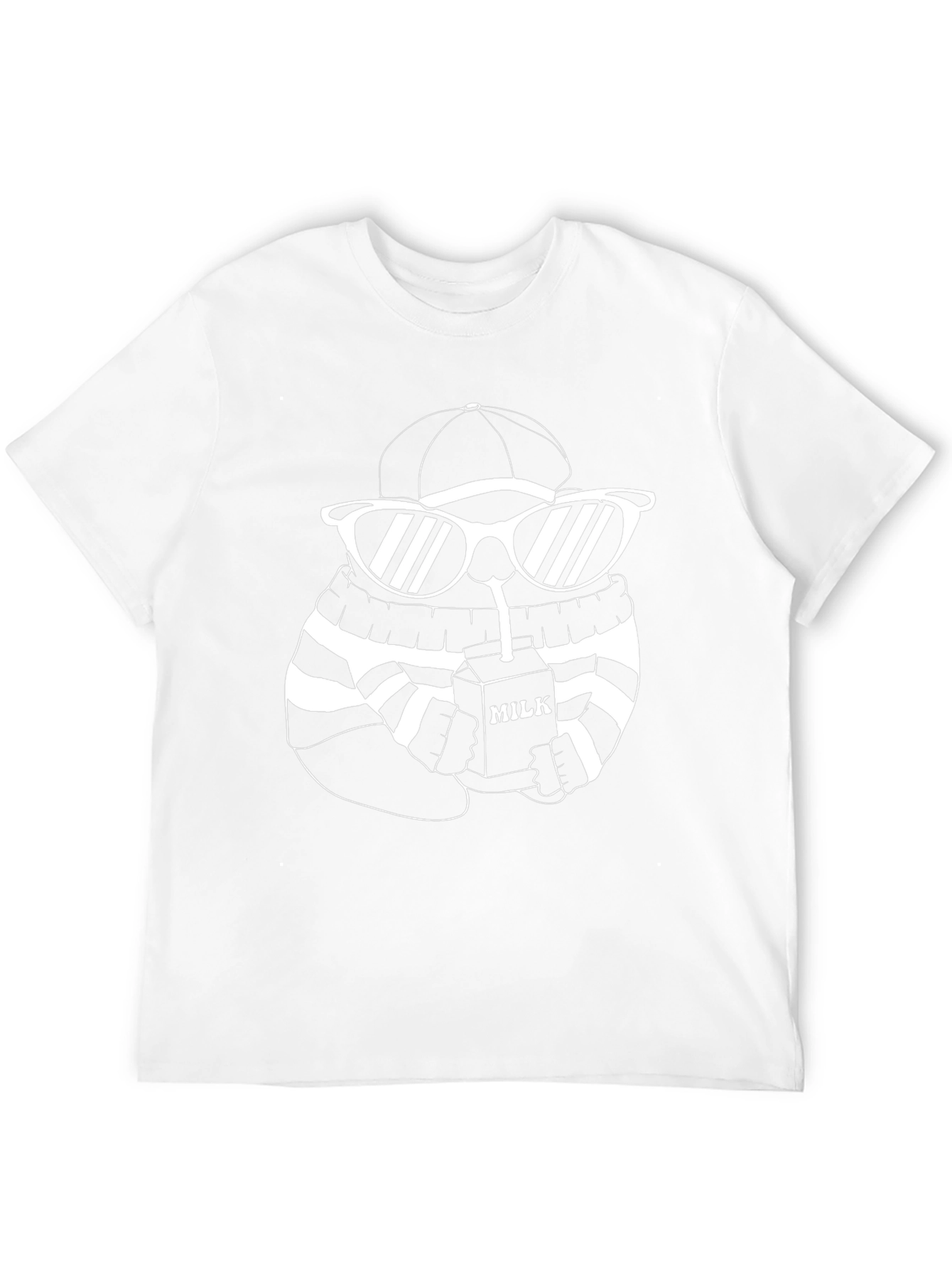 Cool Milk Cartoon T-Shirt