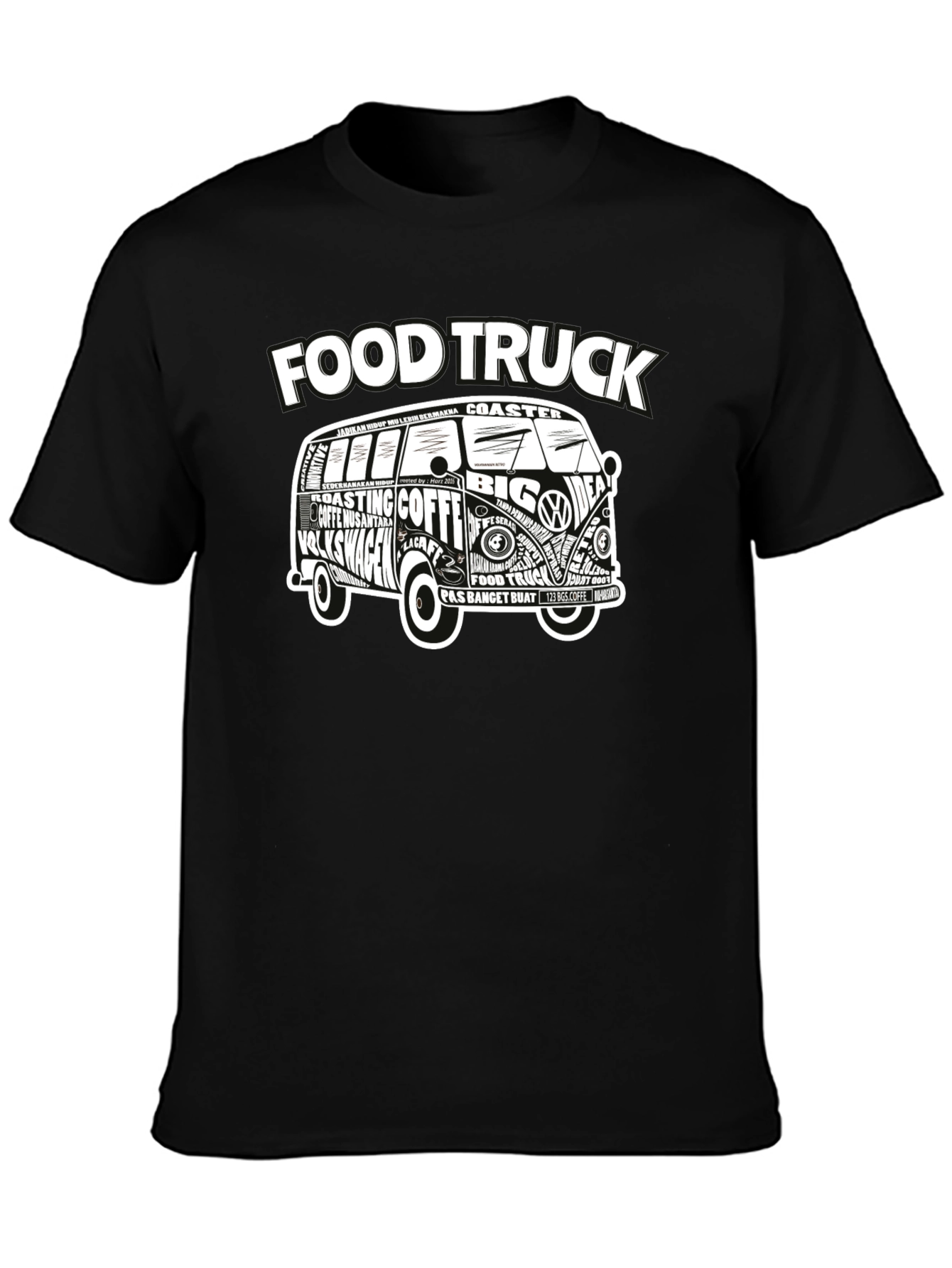 Food Truck VW Van Graphic T-Shirt