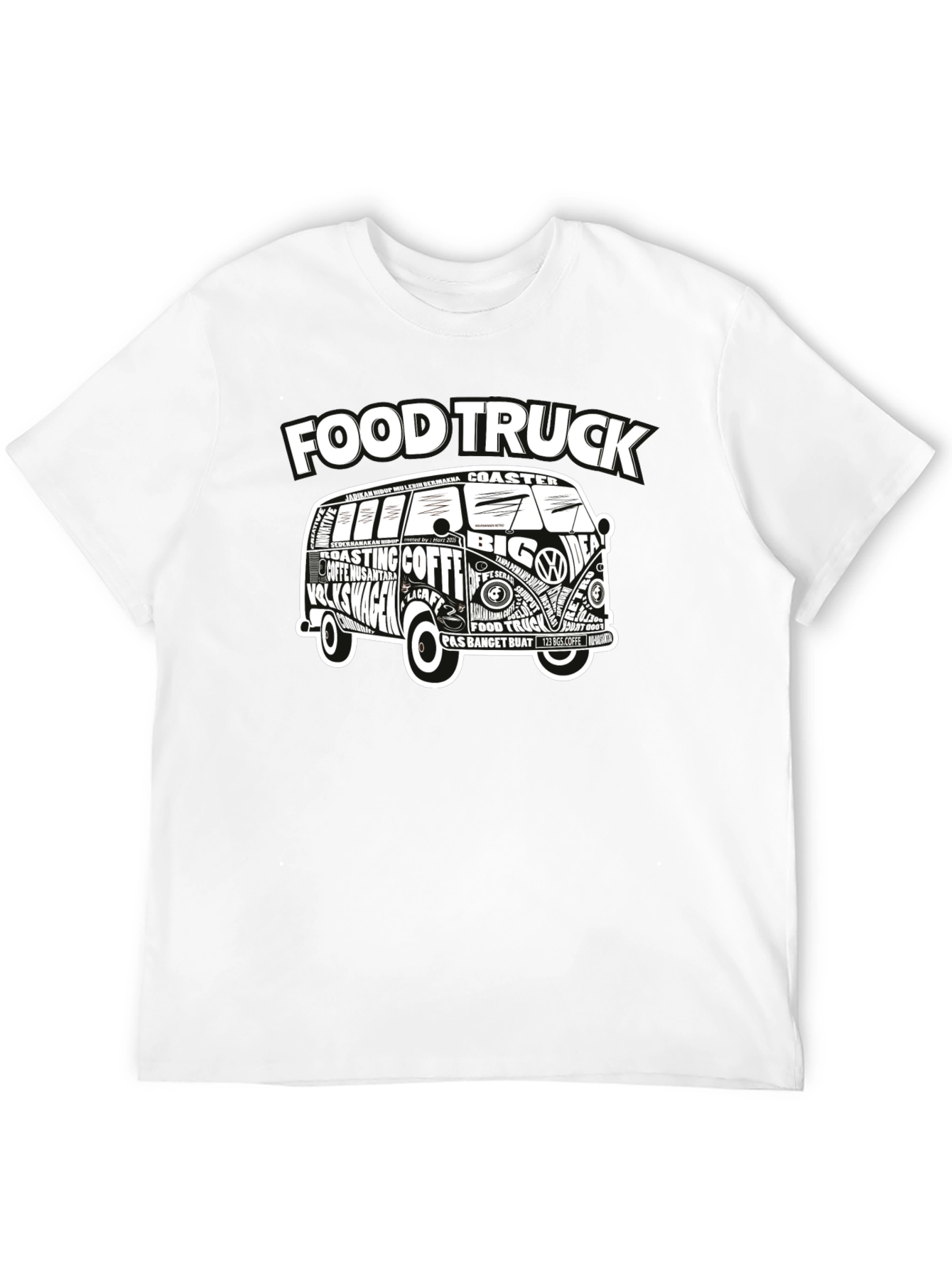 Food Truck VW Van Graphic T-Shirt