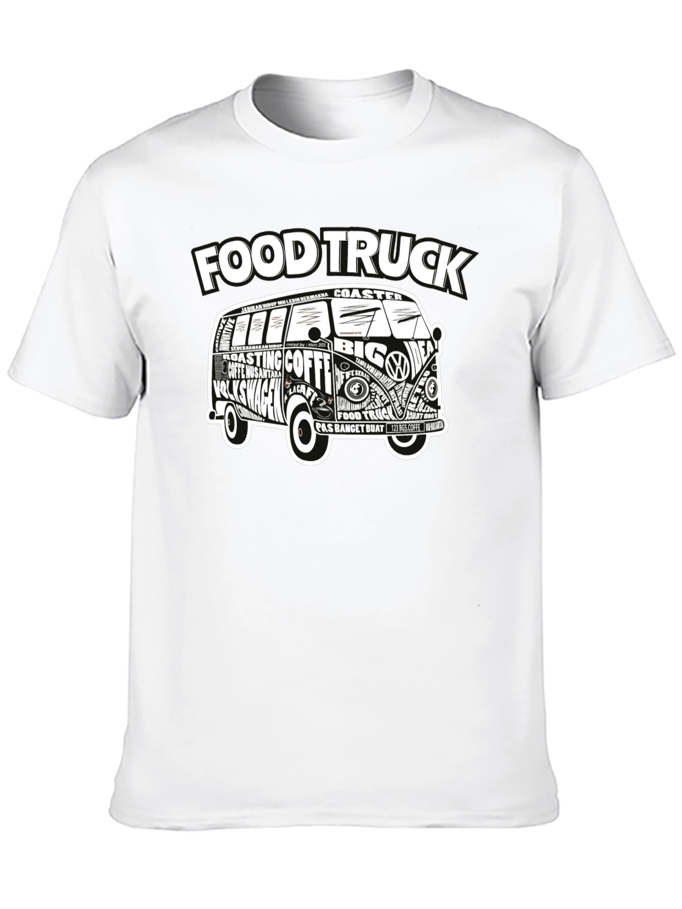 Food Truck VW Van Graphic T-Shirt