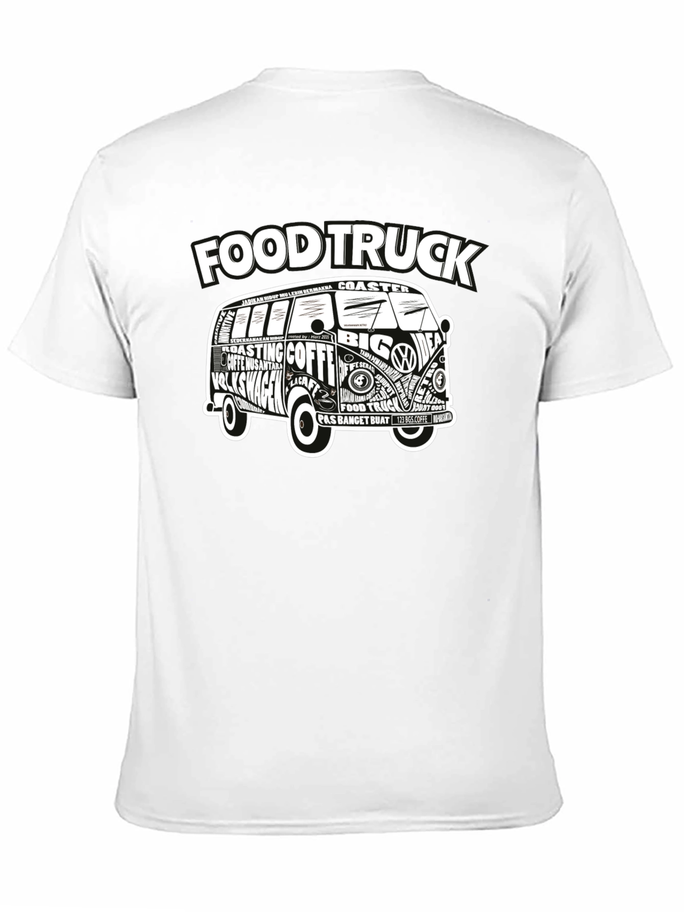 Food Truck VW Van Graphic T-Shirt