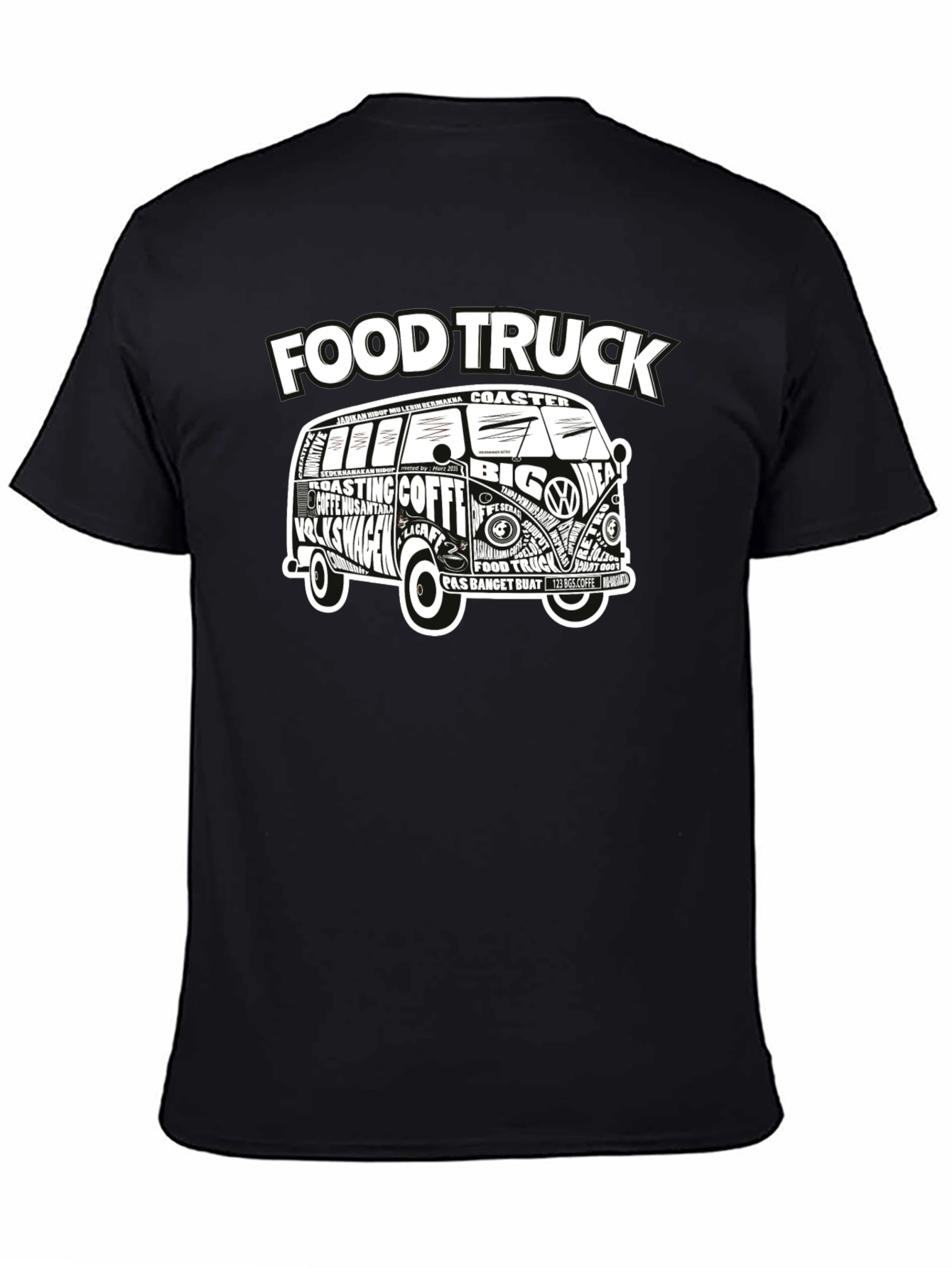 Food Truck VW Van Graphic T-Shirt