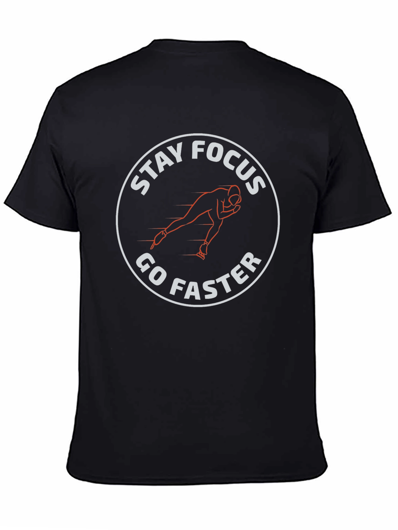 Stay Focus Go Faster T-Shirt - Black Graphic Tee
