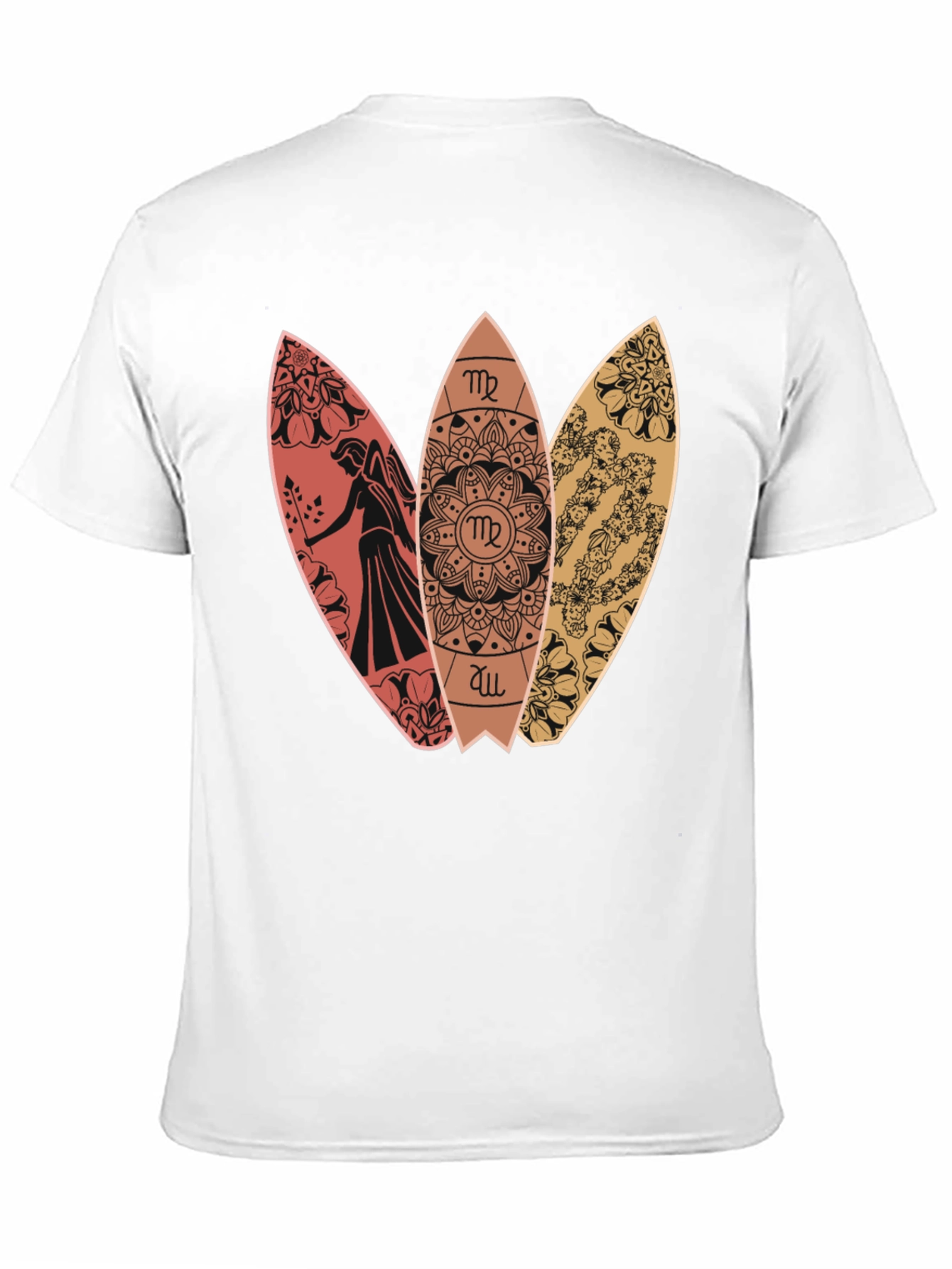 Virgo Surfboard T-Shirt - Zodiac Sign Tee