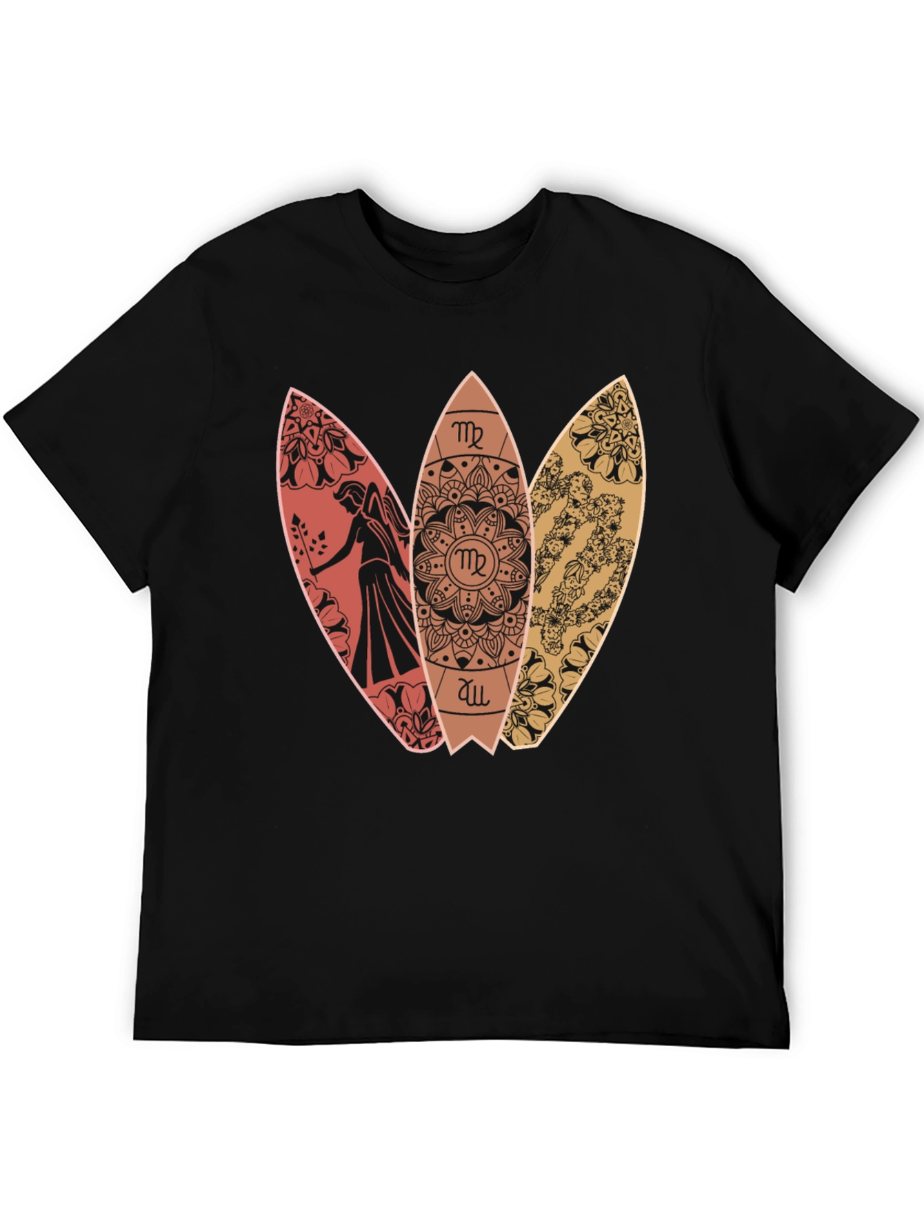 Virgo Surfboard T-Shirt - Zodiac Sign Tee