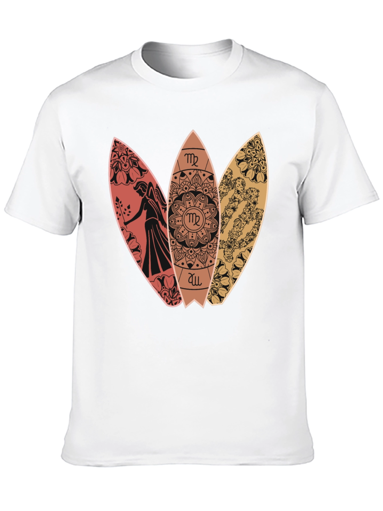 Virgo Surfboard T-Shirt - Zodiac Sign Tee