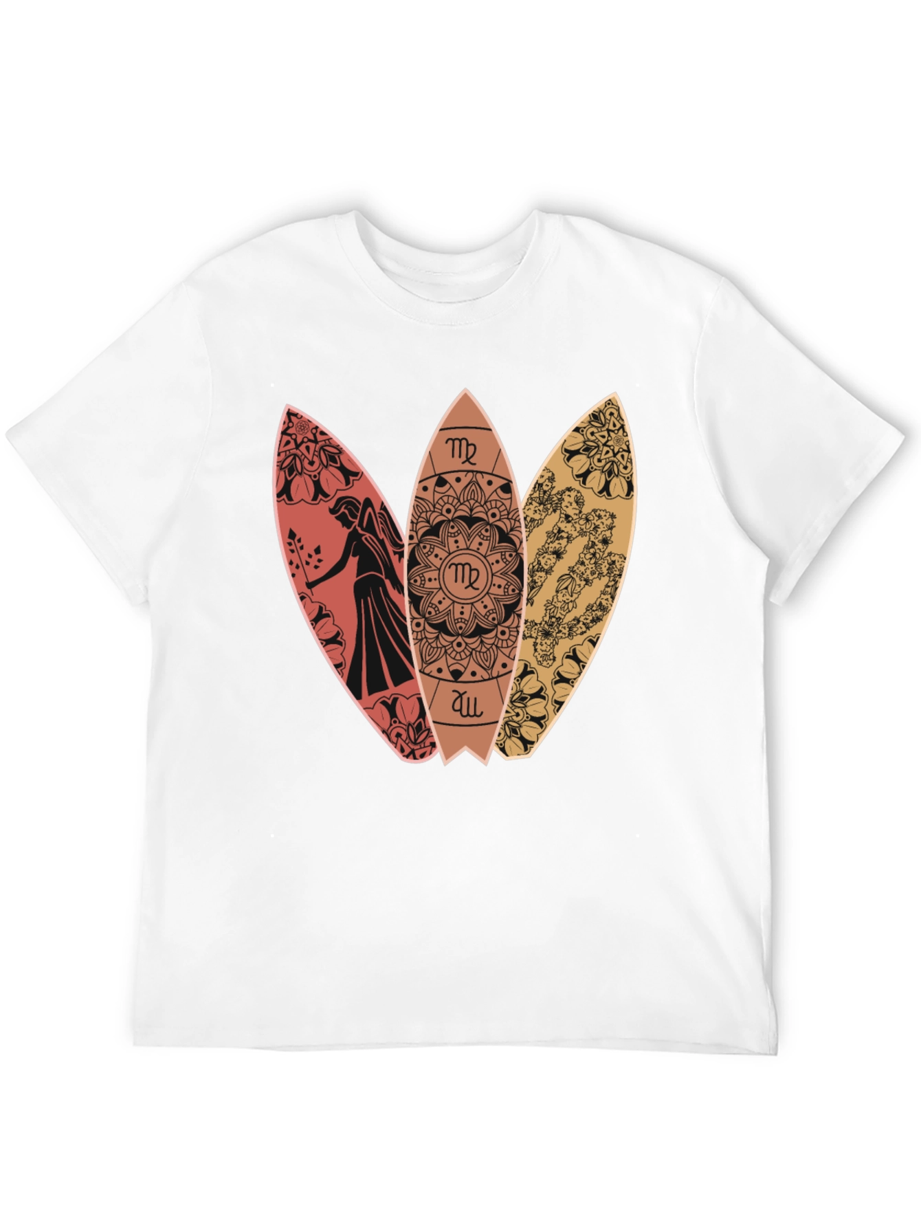 Virgo Surfboard T-Shirt - Zodiac Sign Tee