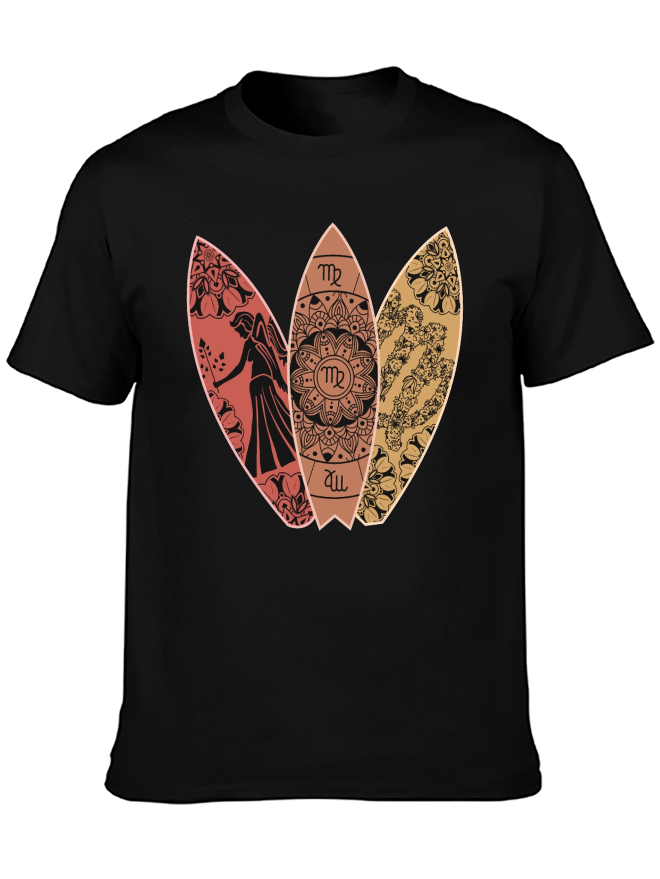 Virgo Surfboard T-Shirt - Zodiac Sign Tee