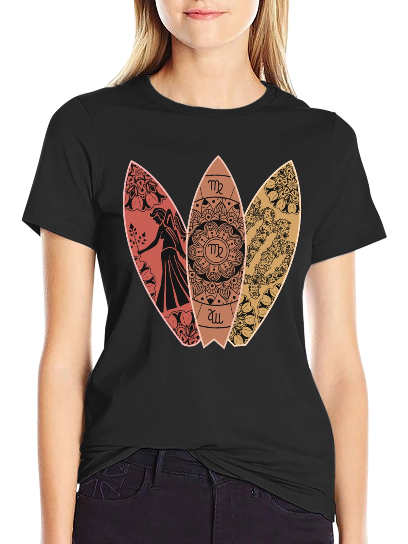 Virgo Surfboard T-Shirt - Zodiac Sign Tee