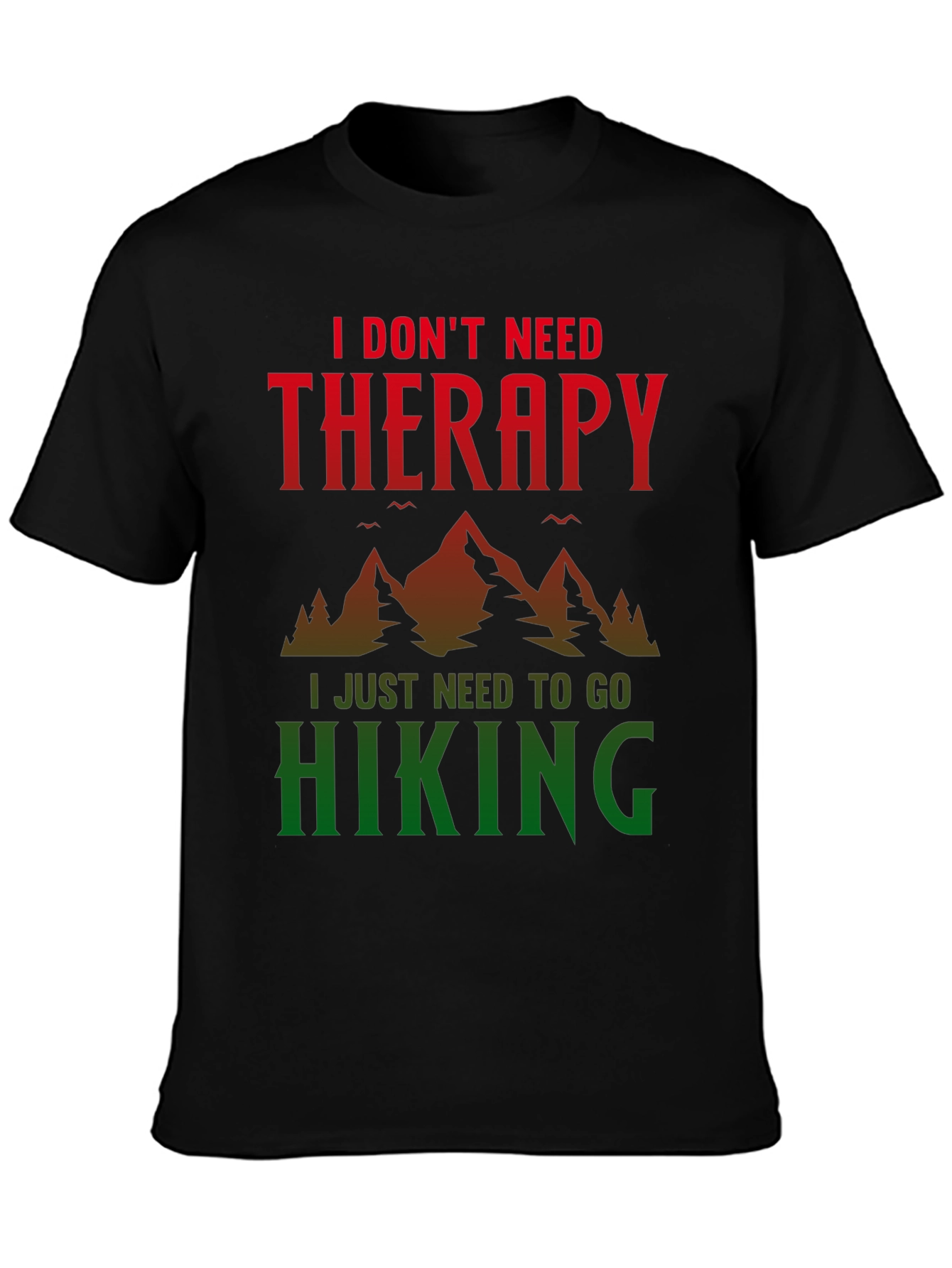 Hiking Therapy T-Shirt - Outdoor Adventure