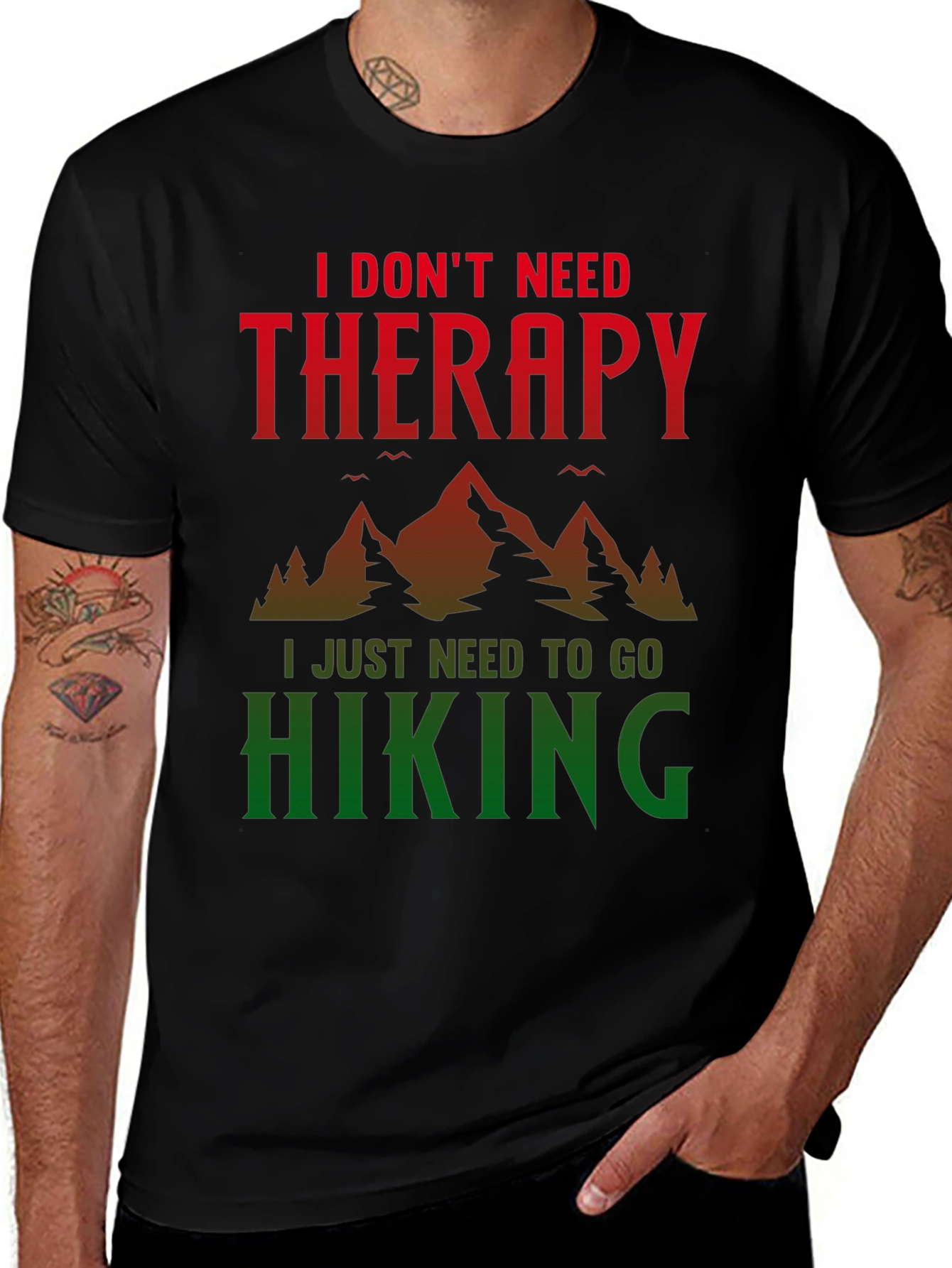 Hiking Therapy T-Shirt - Outdoor Adventure