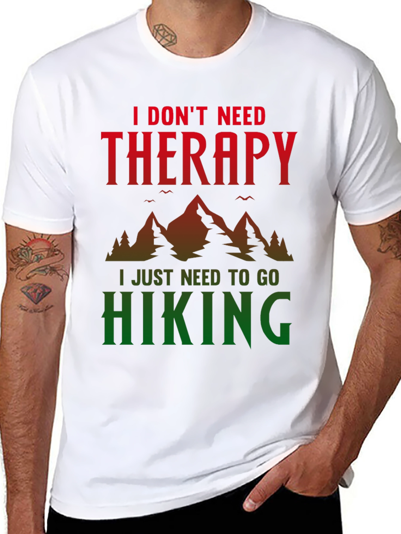 Hiking Therapy T-Shirt - Outdoor Adventure