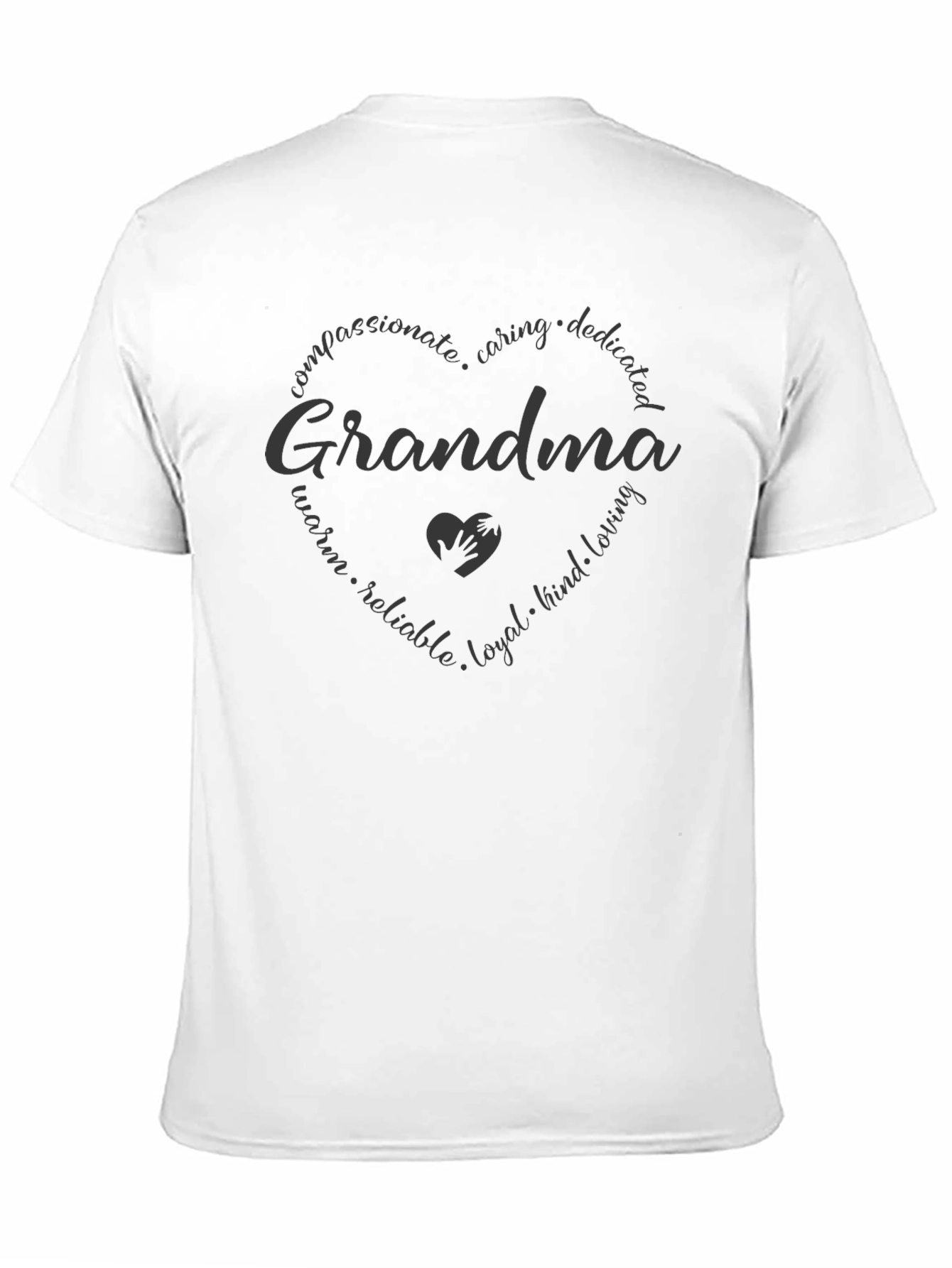 Grandma Heart Graphic Tee - Compassionate Loving Design
