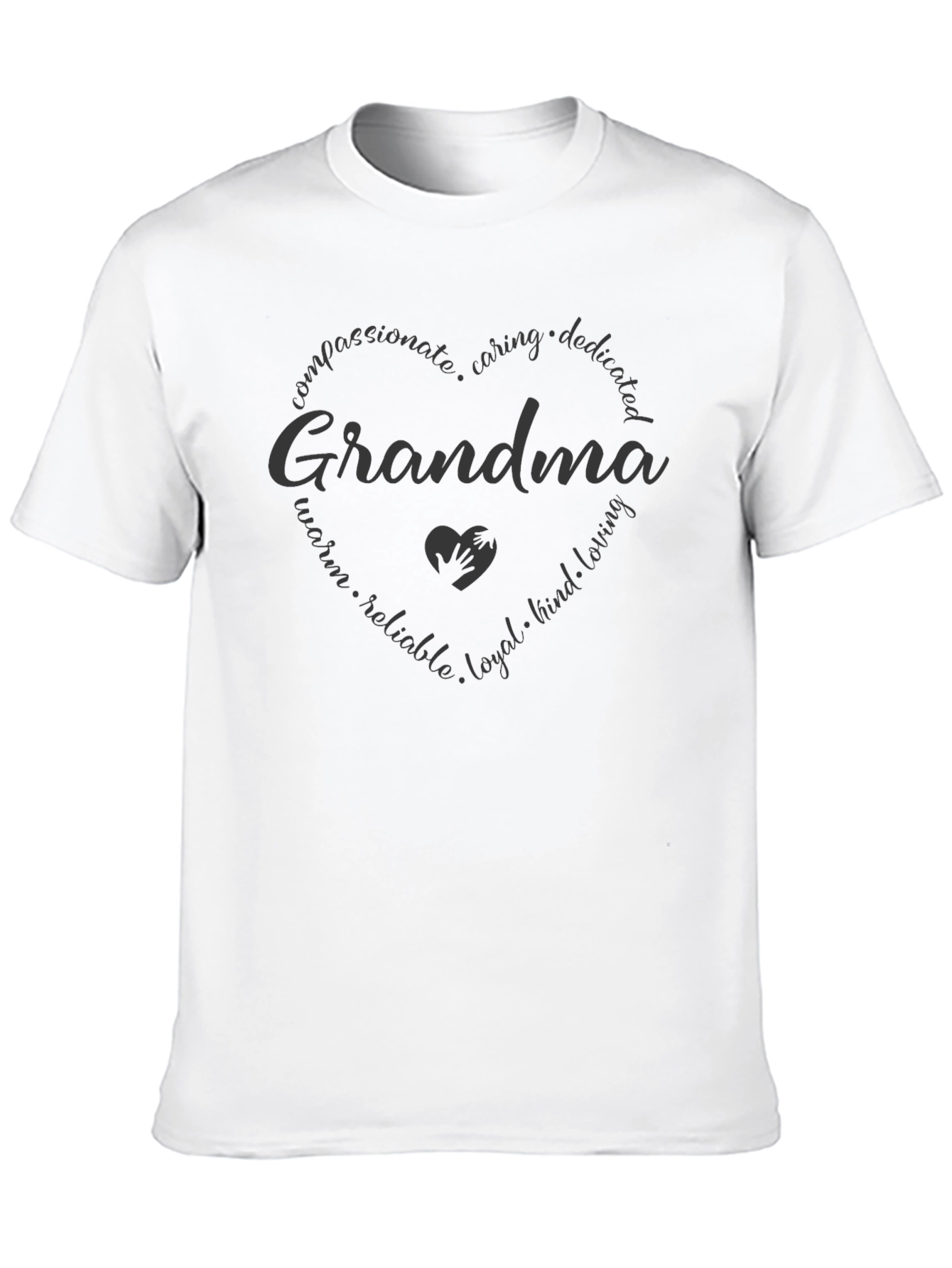 Grandma Heart Graphic Tee - Compassionate Loving Design