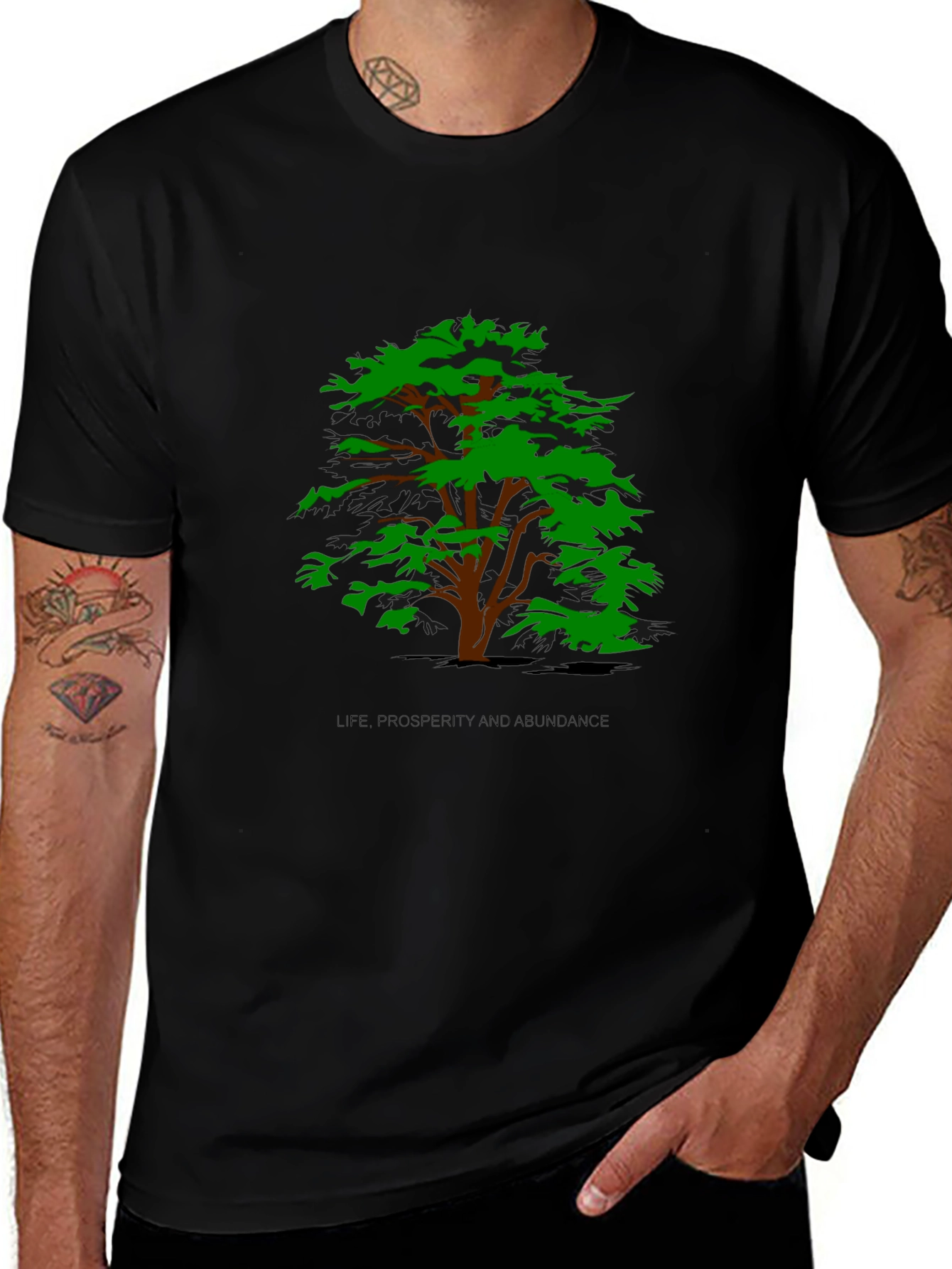 Tree of Life Prosperity Abundance Graphic Tee