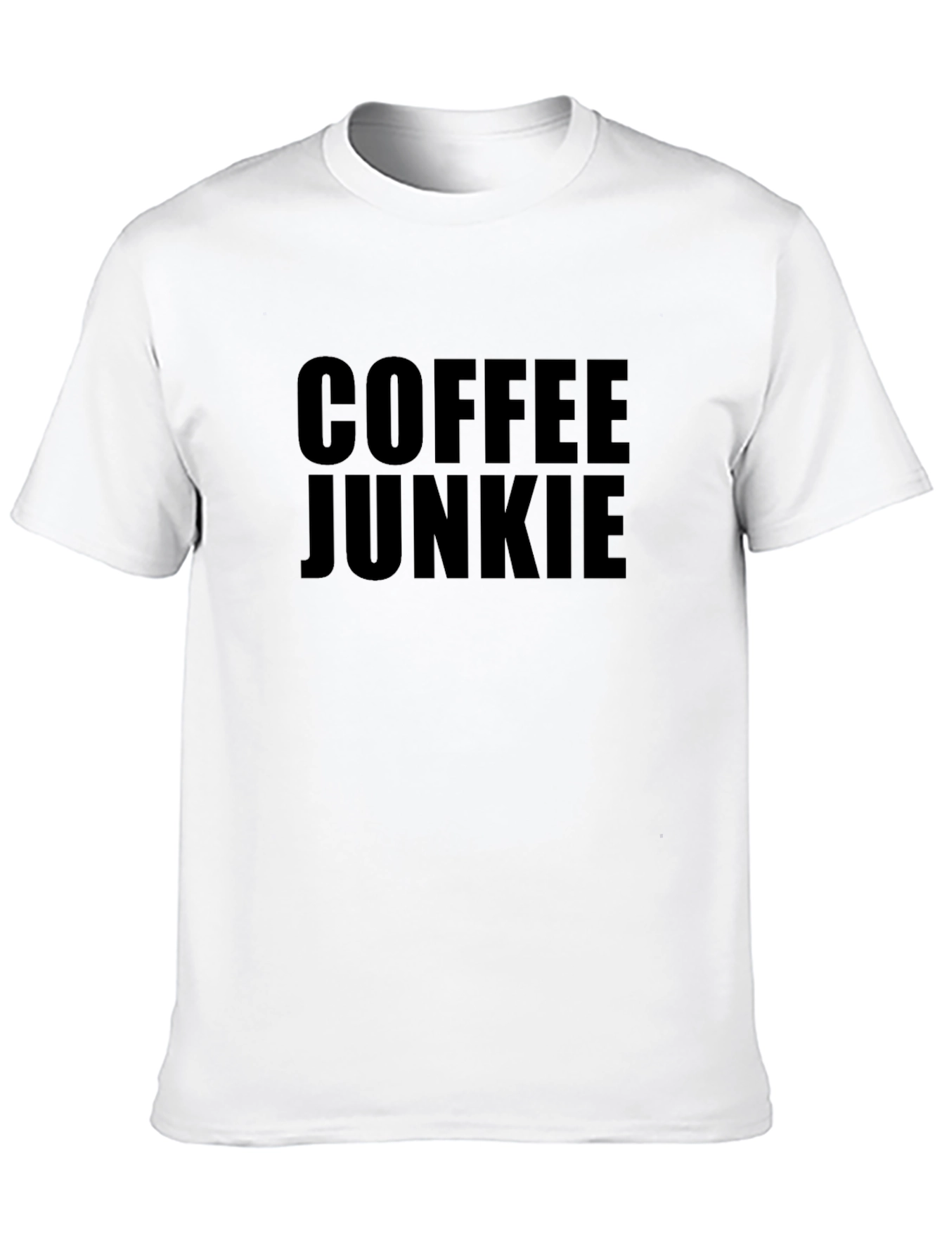 Coffee Junkie Black T-Shirt