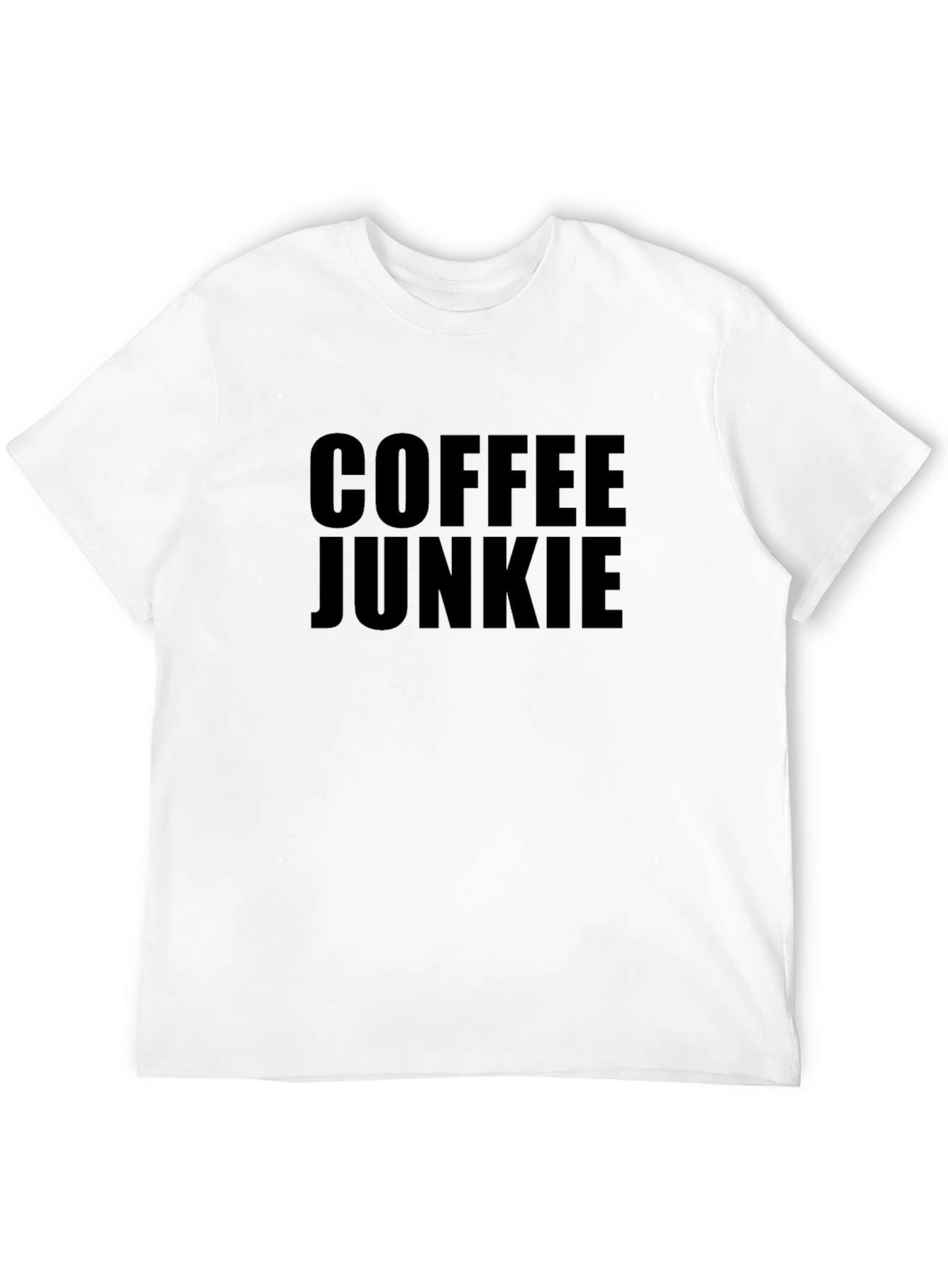 Coffee Junkie Black T-Shirt
