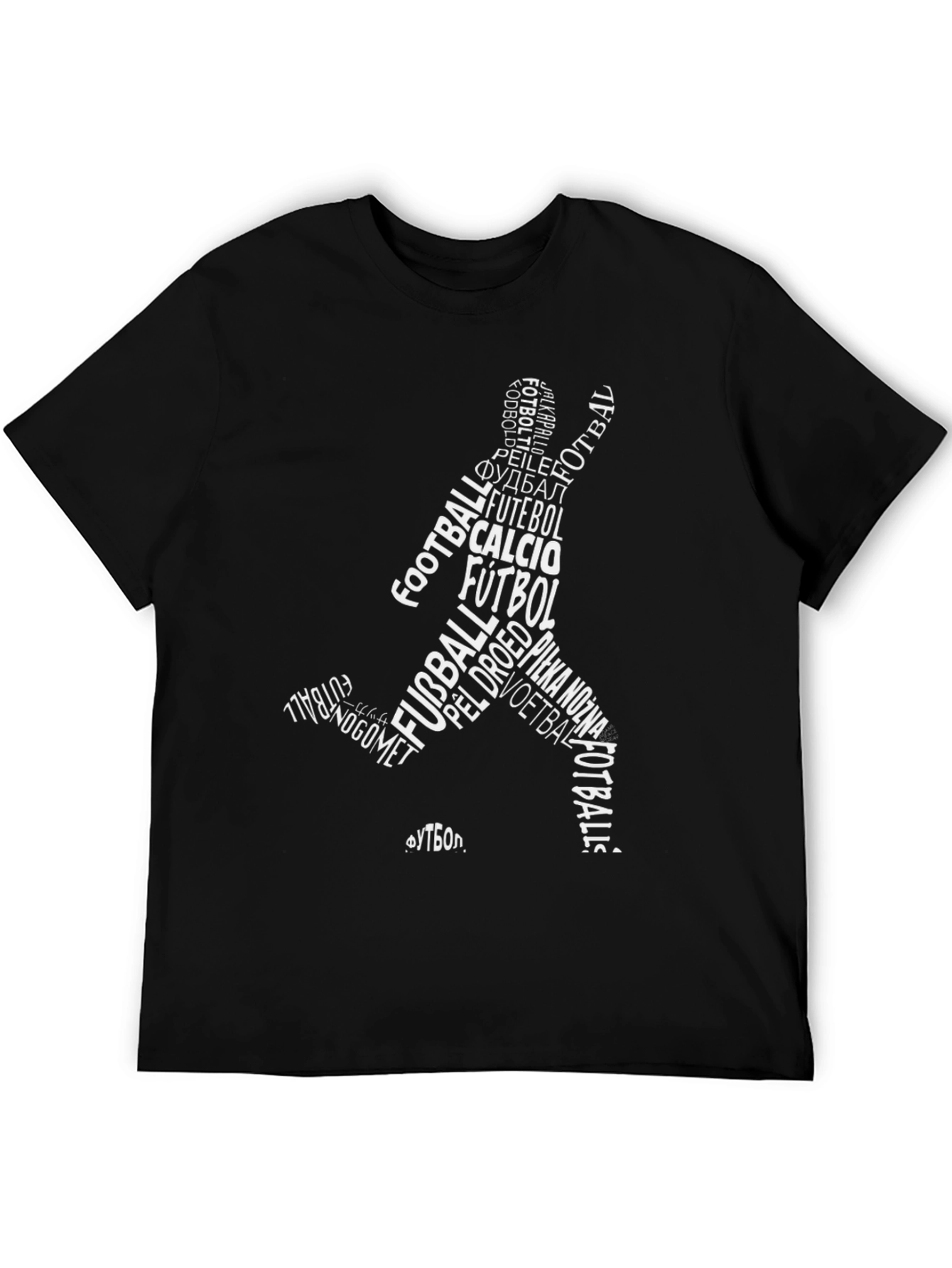 Soccer Lover T-Shirt - Football Word Art Design