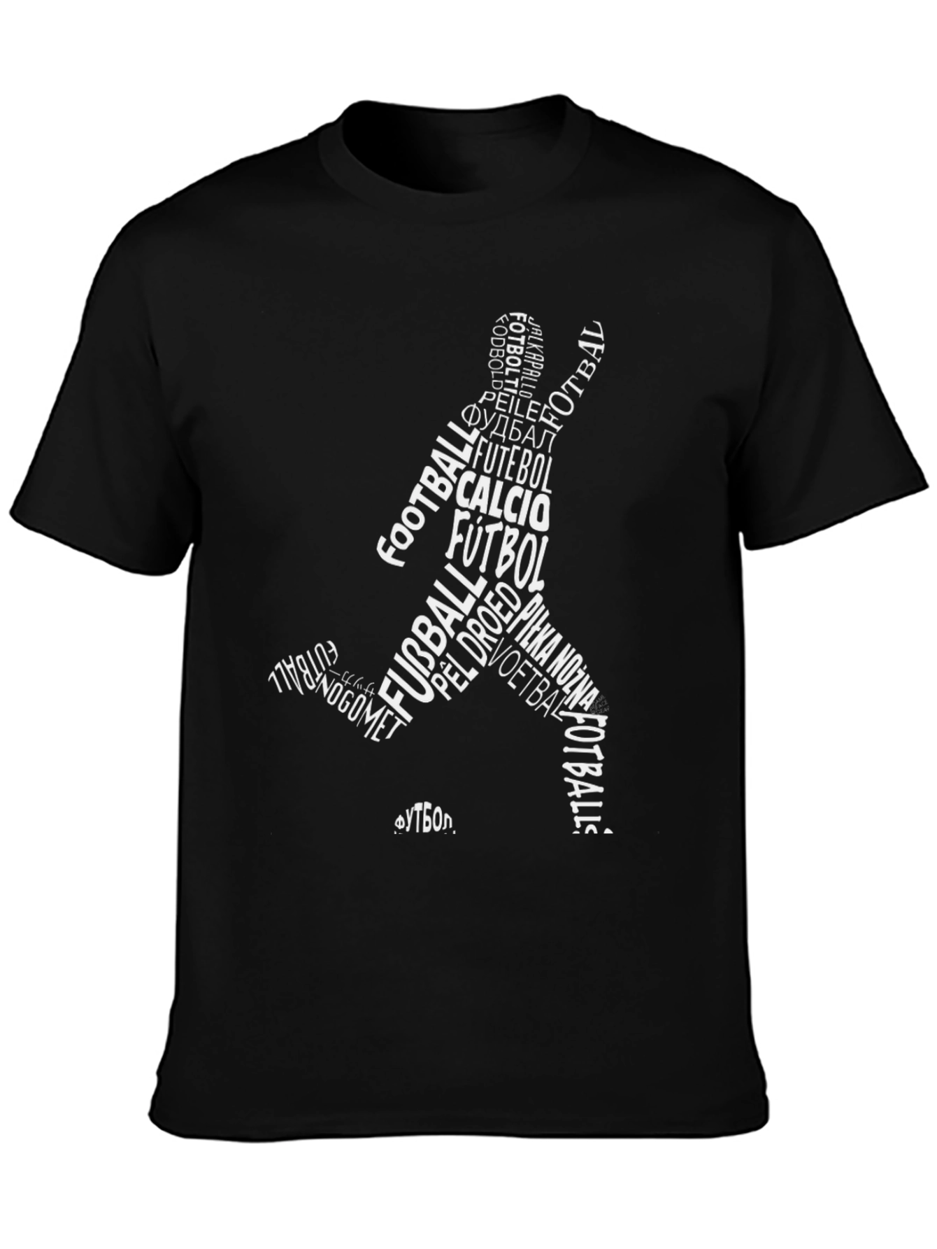 Soccer Lover T-Shirt - Football Word Art Design