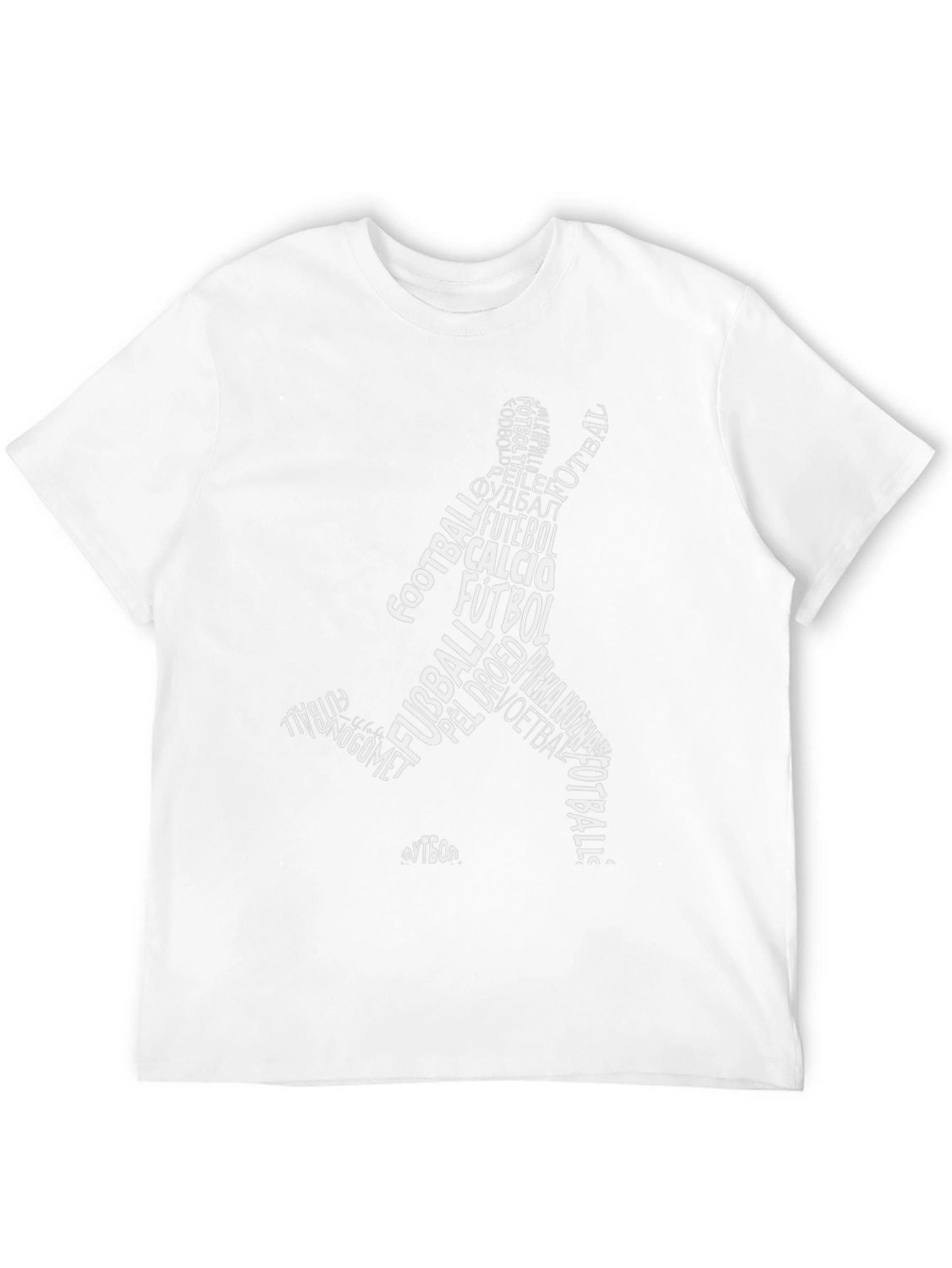 Soccer Lover T-Shirt - Football Word Art Design