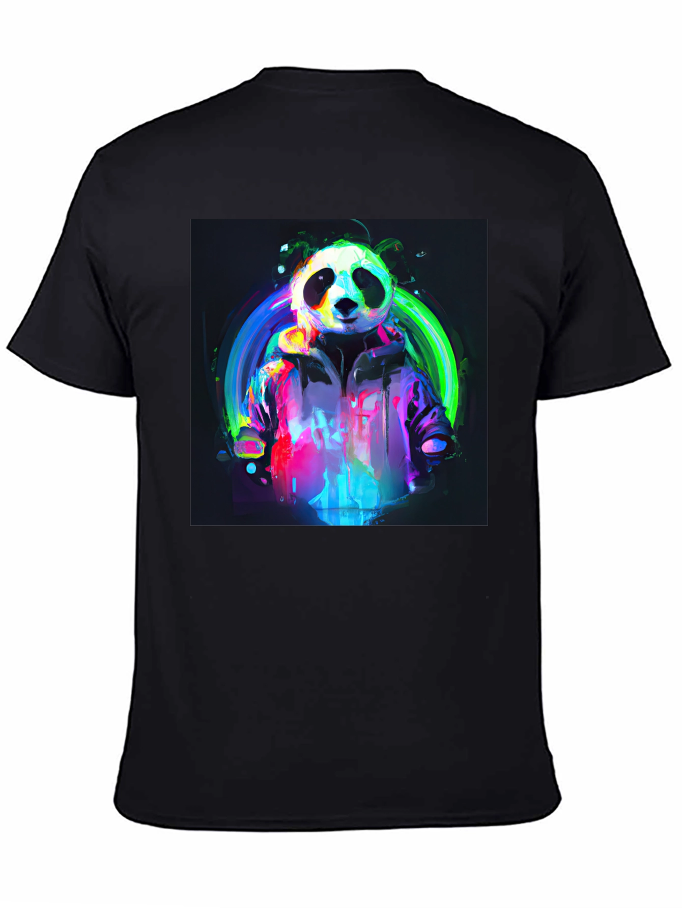 Neon Panda T-Shirt - Unique Graphic Tee