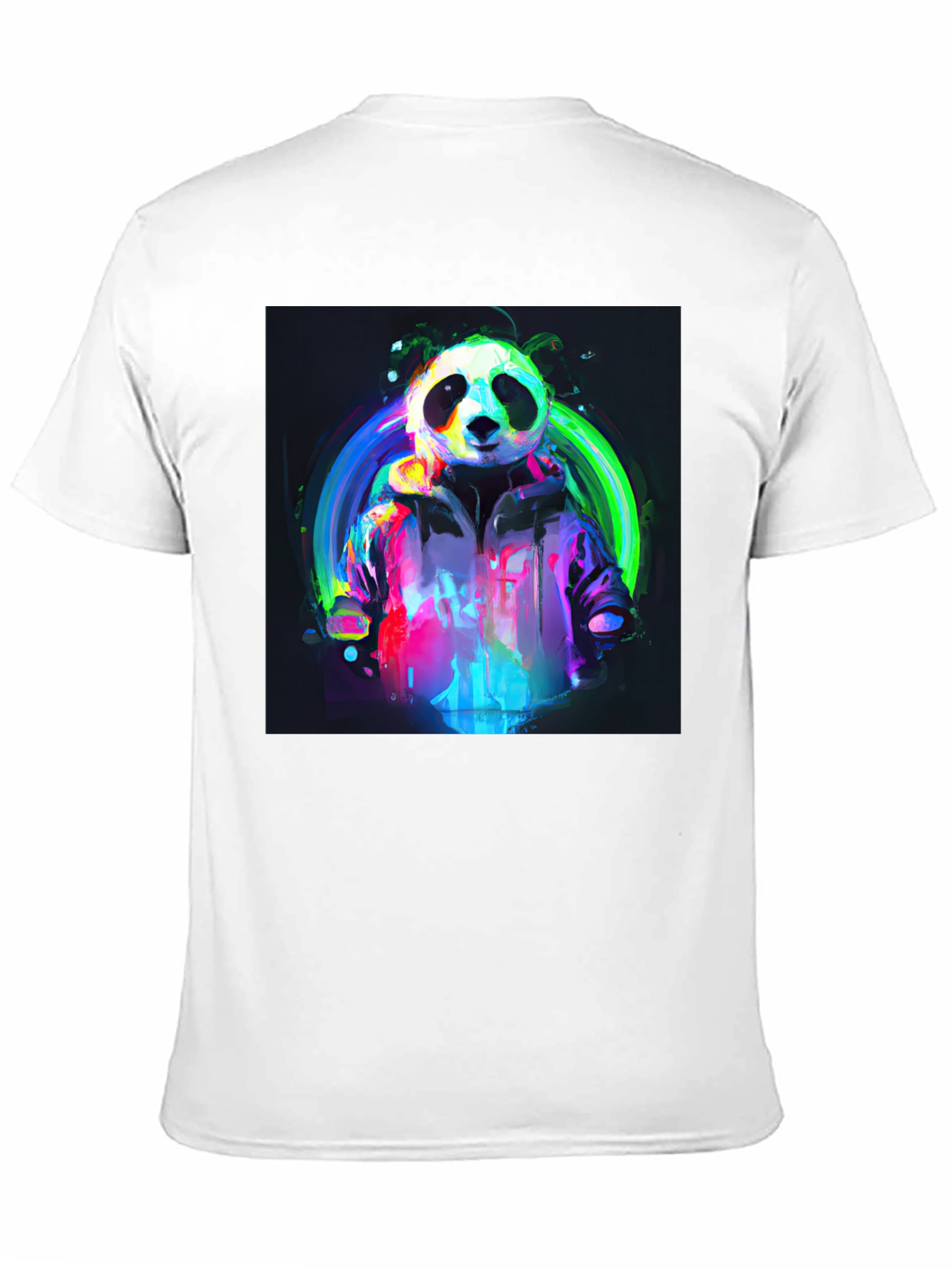 Neon Panda T-Shirt - Unique Graphic Tee