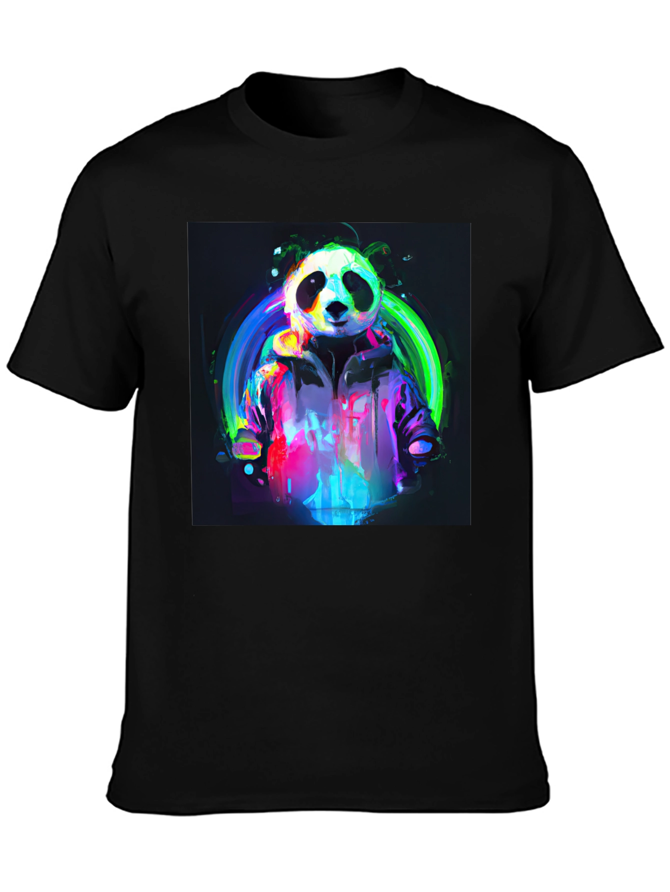 Neon Panda T-Shirt - Unique Graphic Tee