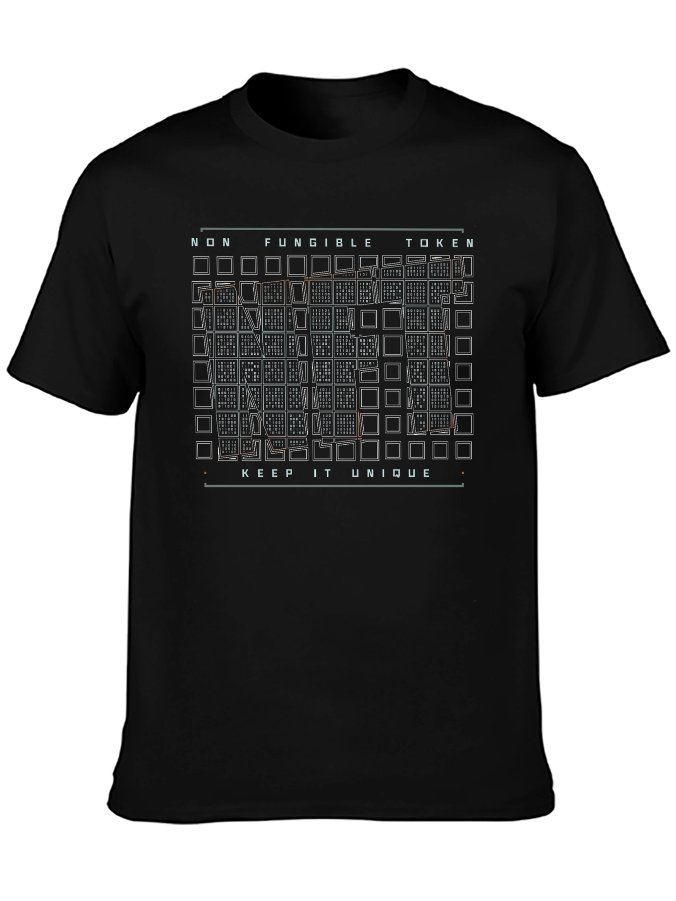 NFT Grid Graphic Tee - Keep It Unique