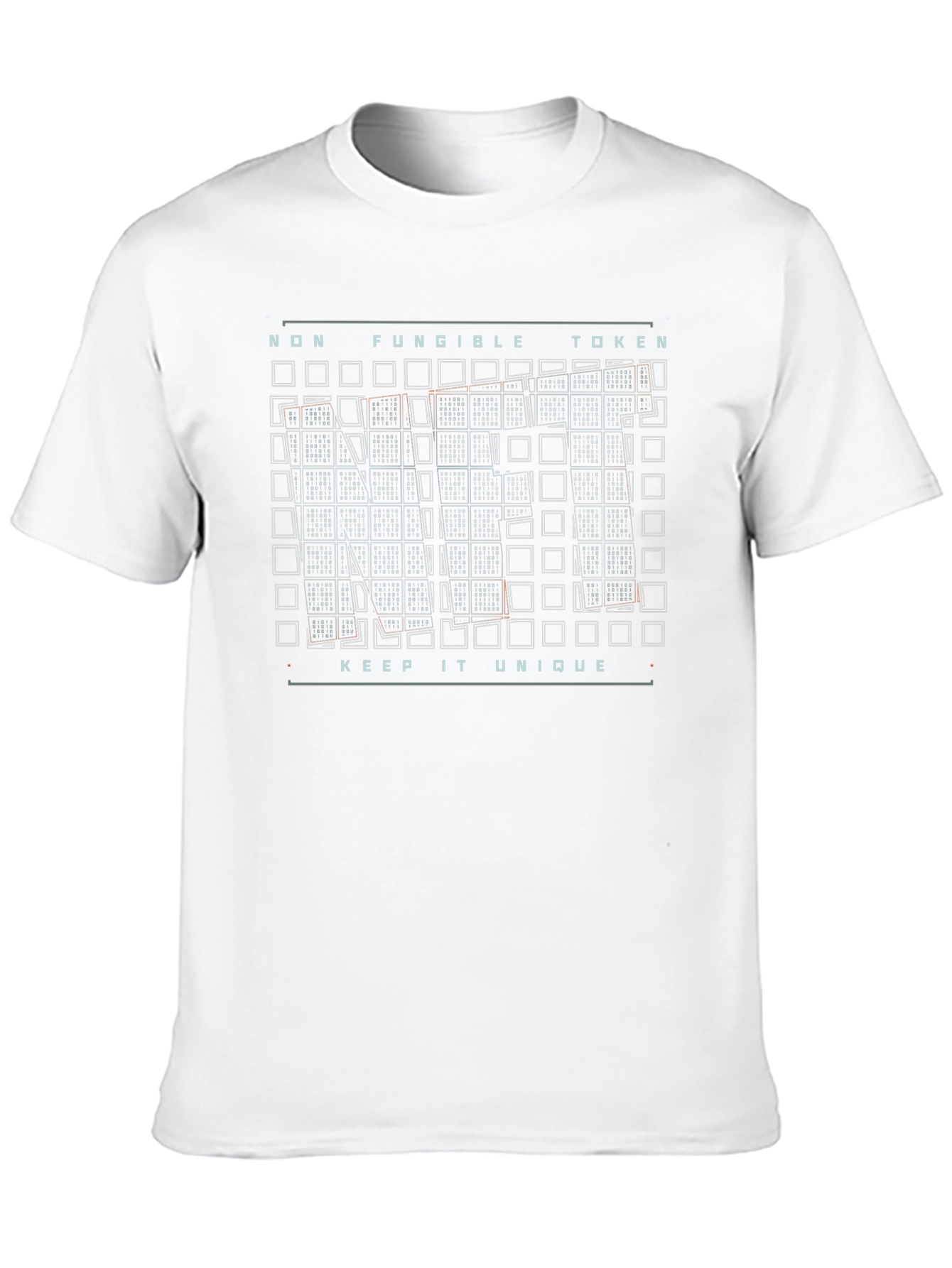 NFT Grid Graphic Tee - Keep It Unique