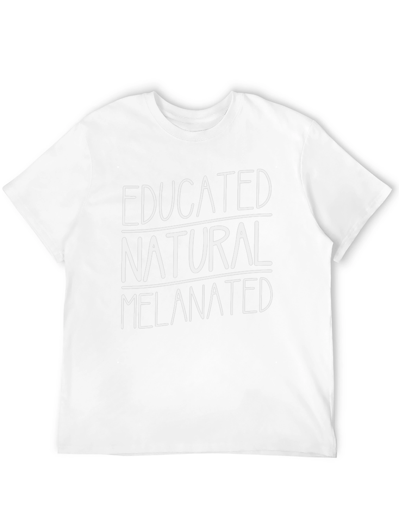 Educated Natural Melanted Graphic Tee