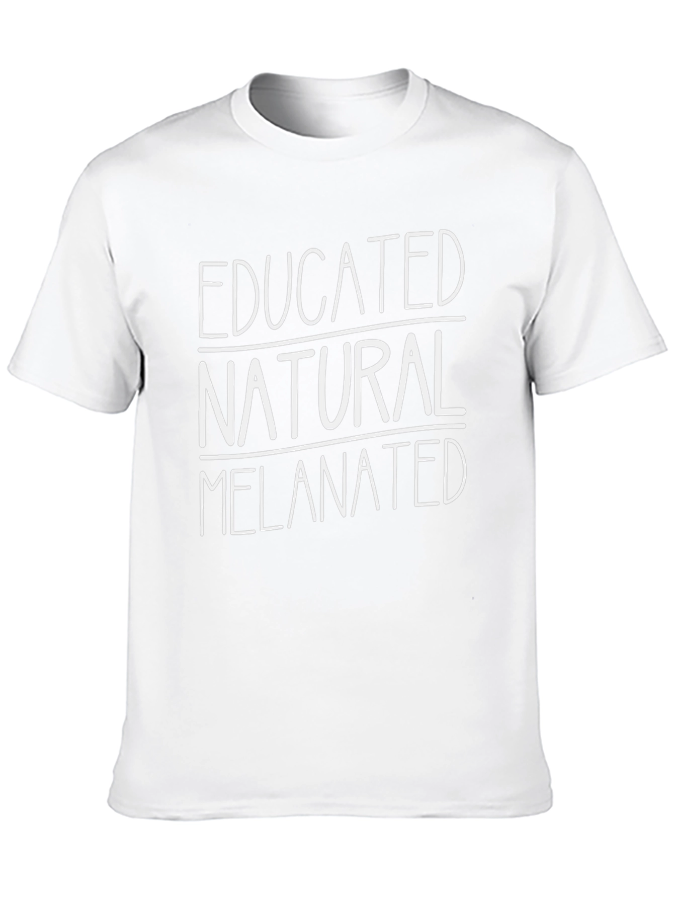 Educated Natural Melanted Graphic Tee